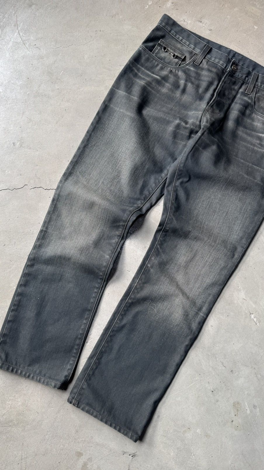 Gucci Gucci | Tomford | Horsebit | Vintage Wash Denim Size US 34 / EU 50 - 6 Thumbnail