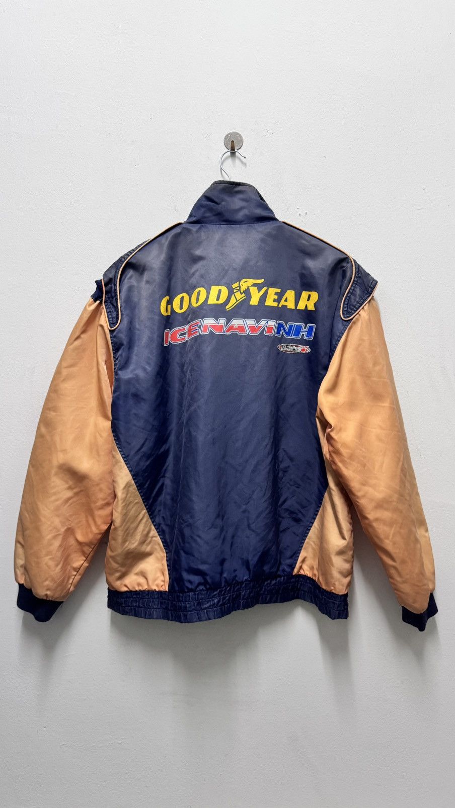 Vintage Goodyear Racing windbreaker jacket Size US L / EU 52-54 / 3 - 1 Thumbnail