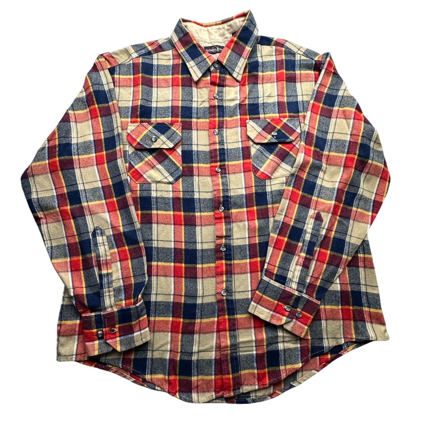 Vintage VINTAGE Northwest Territory Shirt Plaid Flannel Long Sleeve Red Mens XL Size US XL / EU 56 / 4 - 2 Thumbnail