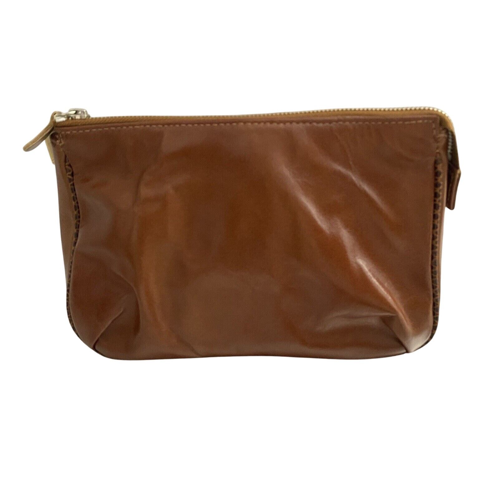 & Other Stories Lauren Merkin Clutch Chocolate Zip W/crisscross Piping NWT Size ONE SIZE - 2 Thumbnail
