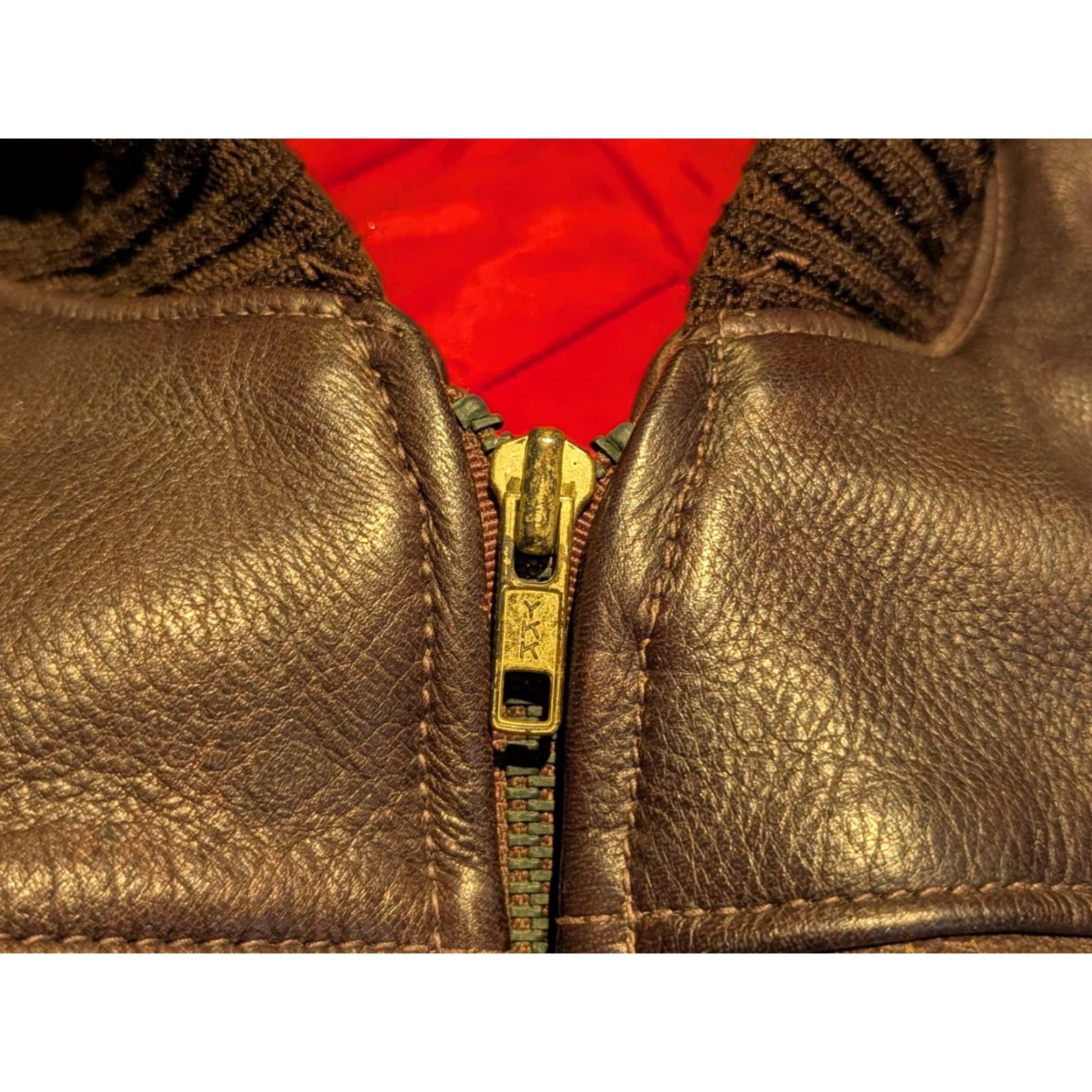 Vintage Vtg Uber Fringed Genuine Leather Bomber Jacket Minnesota USA XL 2XL Quilted Lined Brown 1970s Jacket Mens/Unisex Size XL / US 12-14 / IT 48-50 - 6 Thumbnail