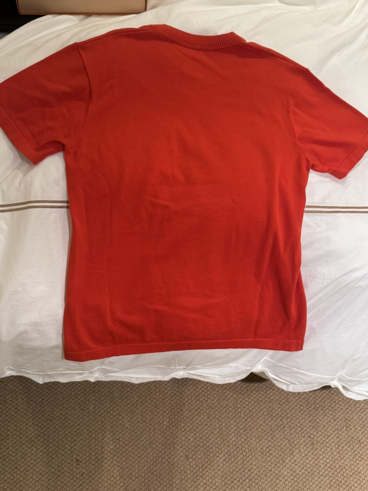Louis Vuitton Rare Louis Vuitton Orange DMC Logo Knit Shirt – Size M Size US M / EU 48-50 / 2 - 2 Thumbnail