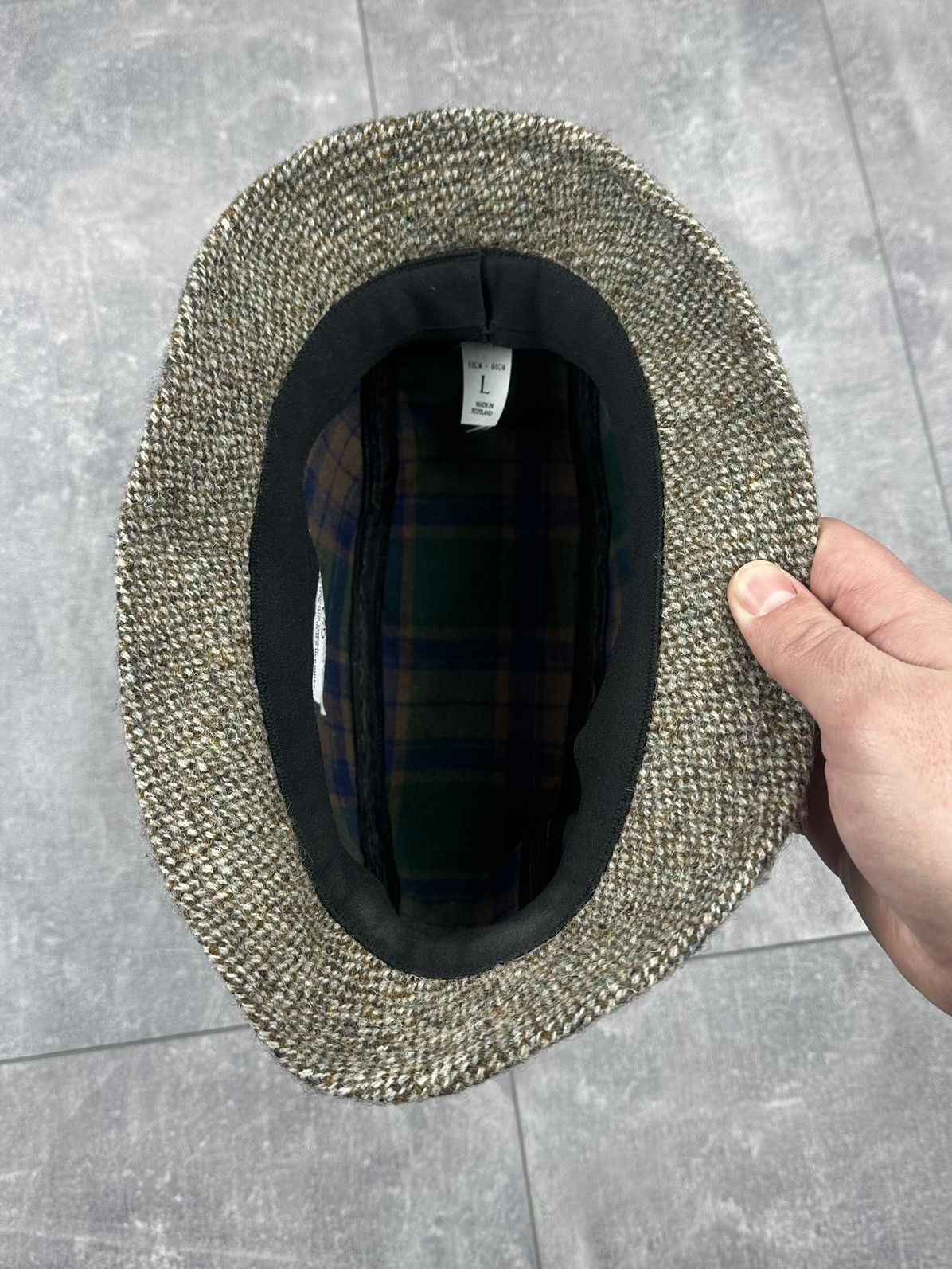 Harris Tweed Vintage Retro Harris Tweed Cap Hats Size ONE SIZE - 7 Thumbnail