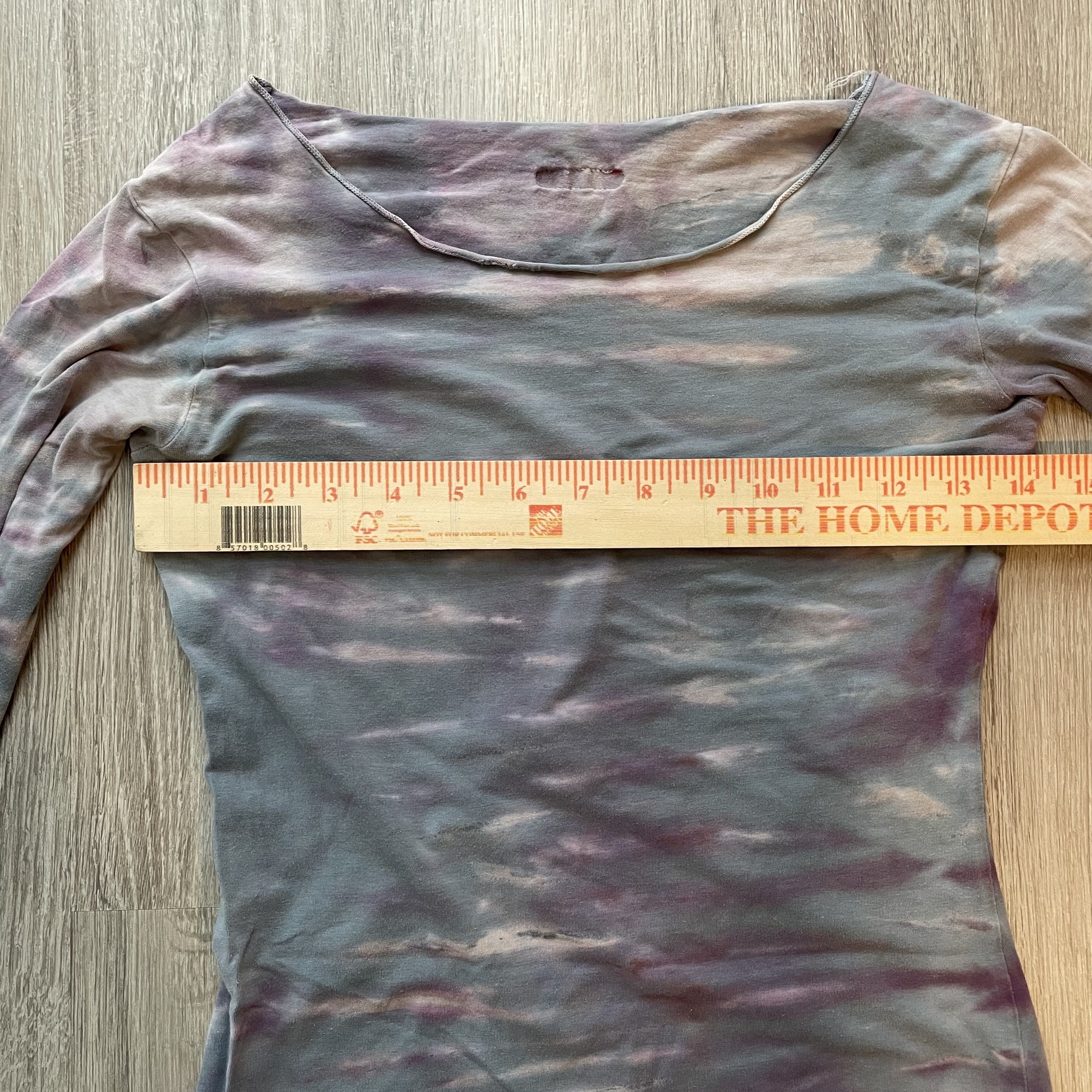 Hard Tail Hard Tail Tie Dye Long Sleeve Cloud Print Top XS Size XS / US 0-2 / IT 36-38 - 6 Thumbnail