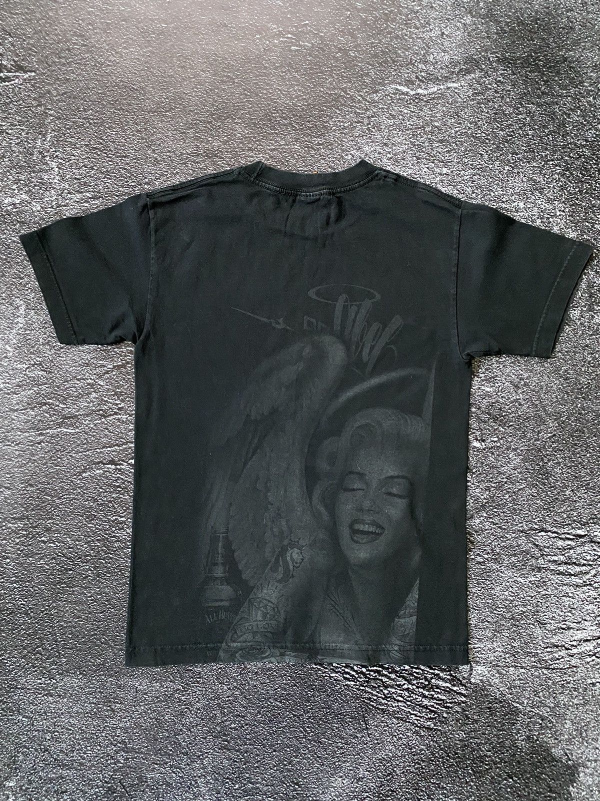 Vintage Vintage OGABEL Marilyn Monroe 90s skull tee tattoo Medium Size US S / EU 44-46 / 1 - 2 Thumbnail