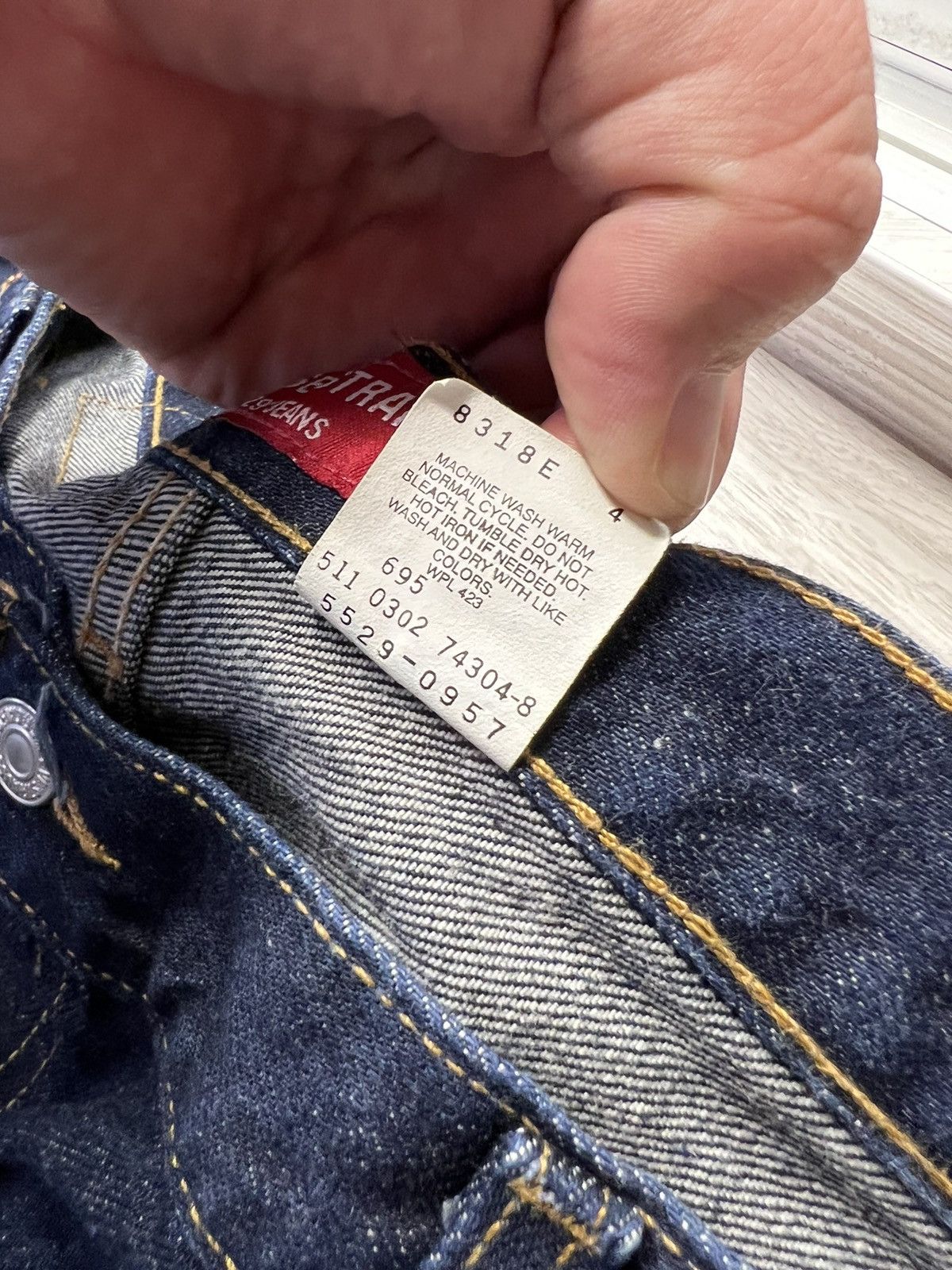 Levi's × Levi's Vintage Clothing × Vintage Vintage Levis 529 Low Rise Straight Made In USA Jeans Denim Size US 40 / EU 56 - 16 Thumbnail