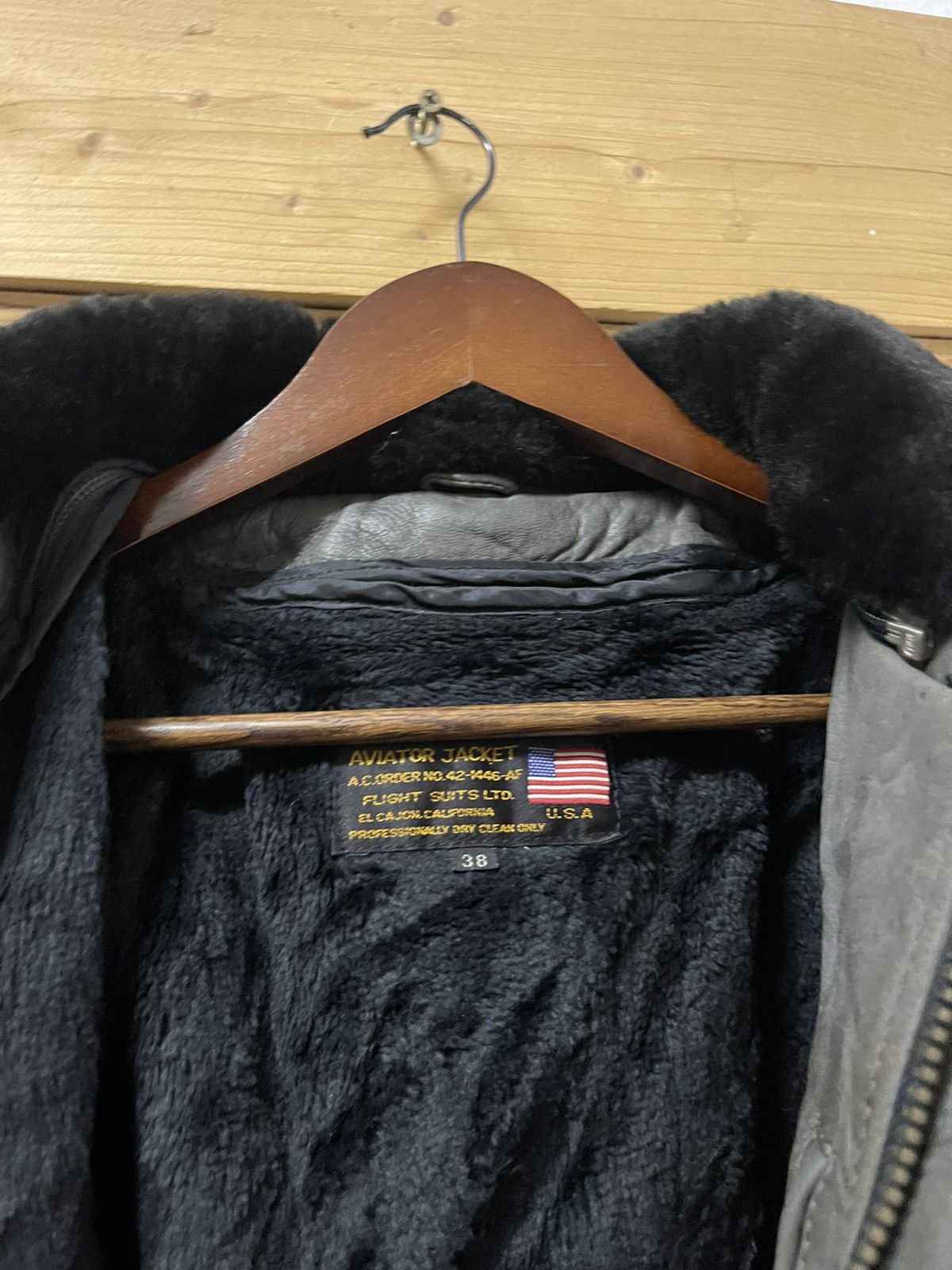 Vintage Vintage u.s armed forces aviator leather jacket Size US M / EU 48-50 / 2 - 6 Thumbnail