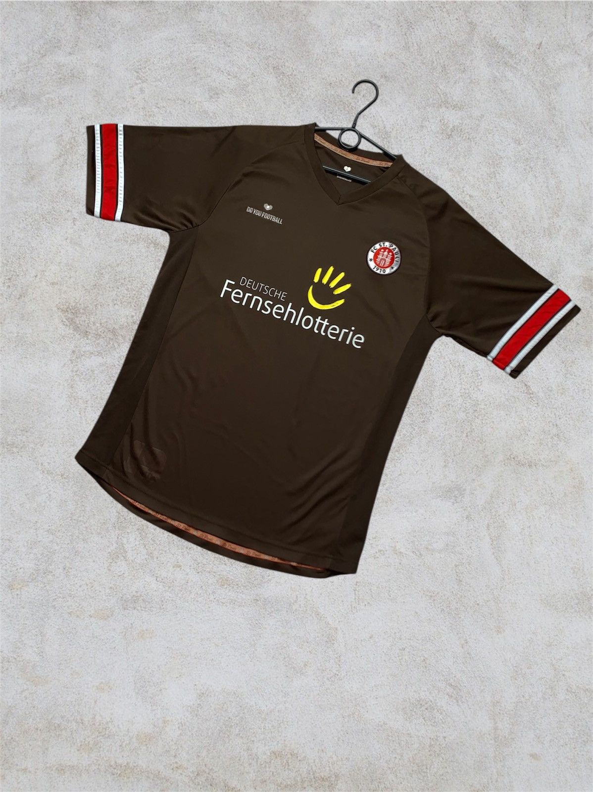 Other Fc Ct.Pauli vintage soccer jersey size L large brown Size US L / EU 52-54 / 3 - 1 Thumbnail