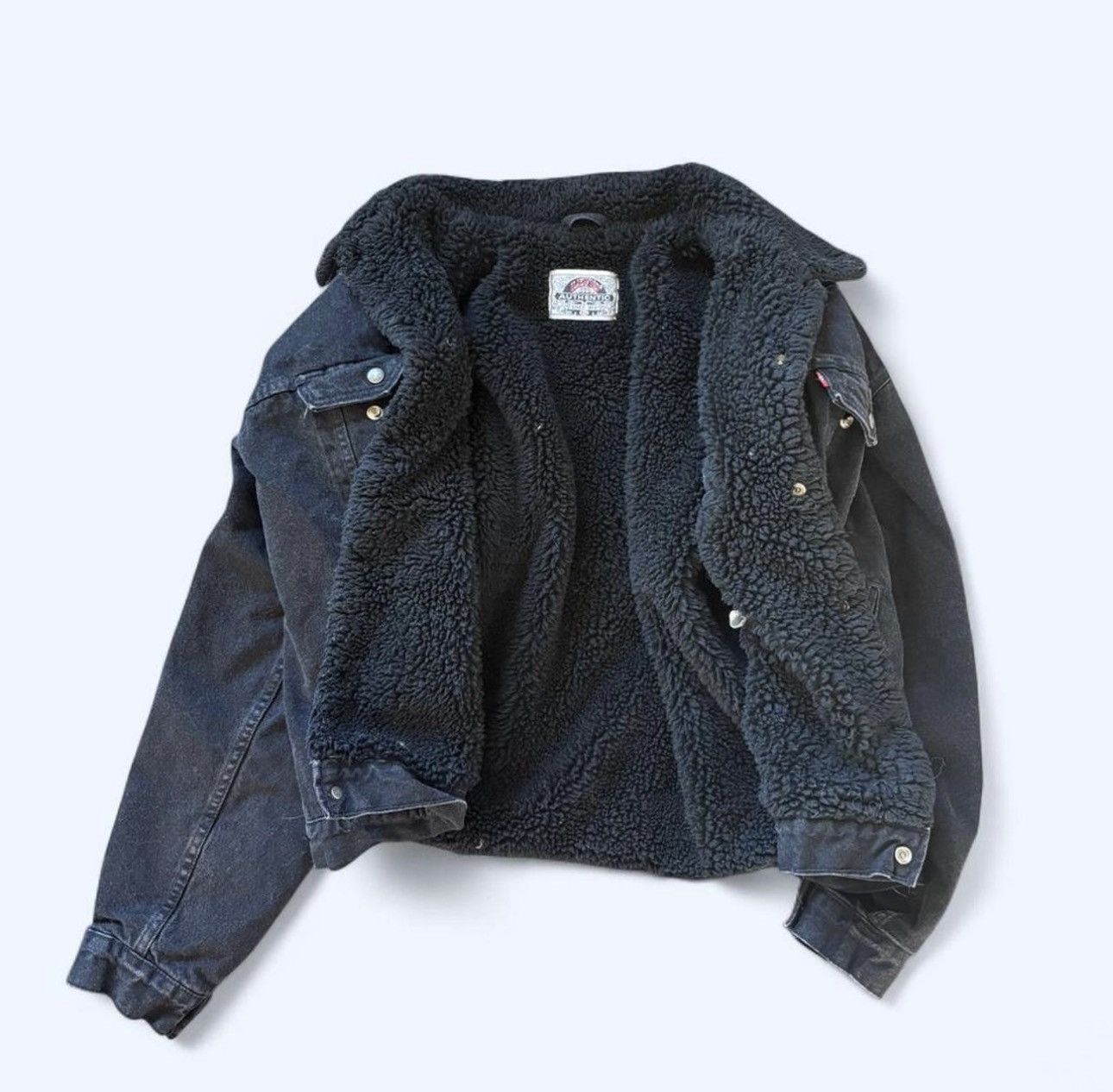 Levi's Rare Vintage 80s levis denim jacket with sherpa Size US XL / EU 56 / 4 - 3 Thumbnail