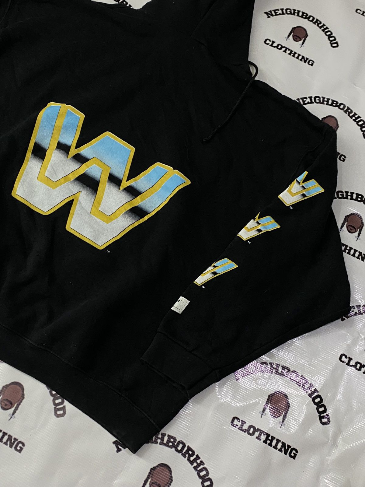 WWE JOHN CENA WORD LIFE VINTAGE HOODIE. Size US XXL / EU 58 / 5 - 12 Thumbnail