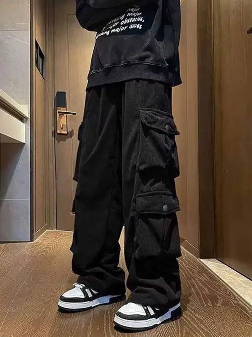 Japanese Brand corduroy Parachute Multi-Pocket Sweatpants Gorpcore Cargo Size US 30 / EU 46 - 1 Thumbnail