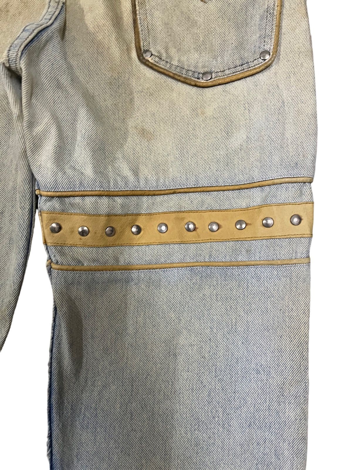 POST ARCHIVE FACTION (PAF) Vintage Levi’s Kalimera Bondage Punk Denim Size US 33 - 6 Thumbnail