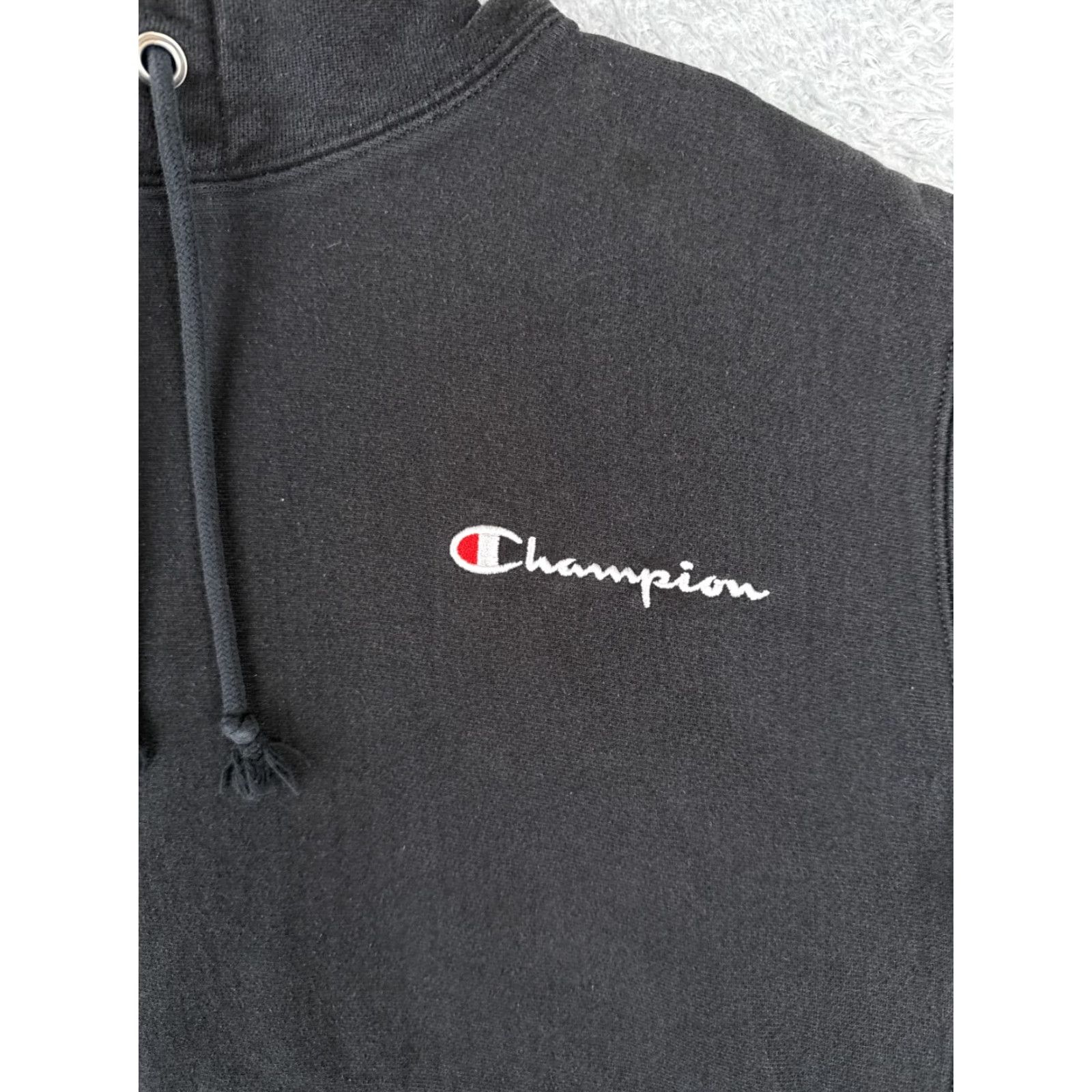 Champion Champion Hoodie Adult Medium Black Pullover Reverse Weave Pocket Size US M / EU 48-50 / 2 - 6 Thumbnail