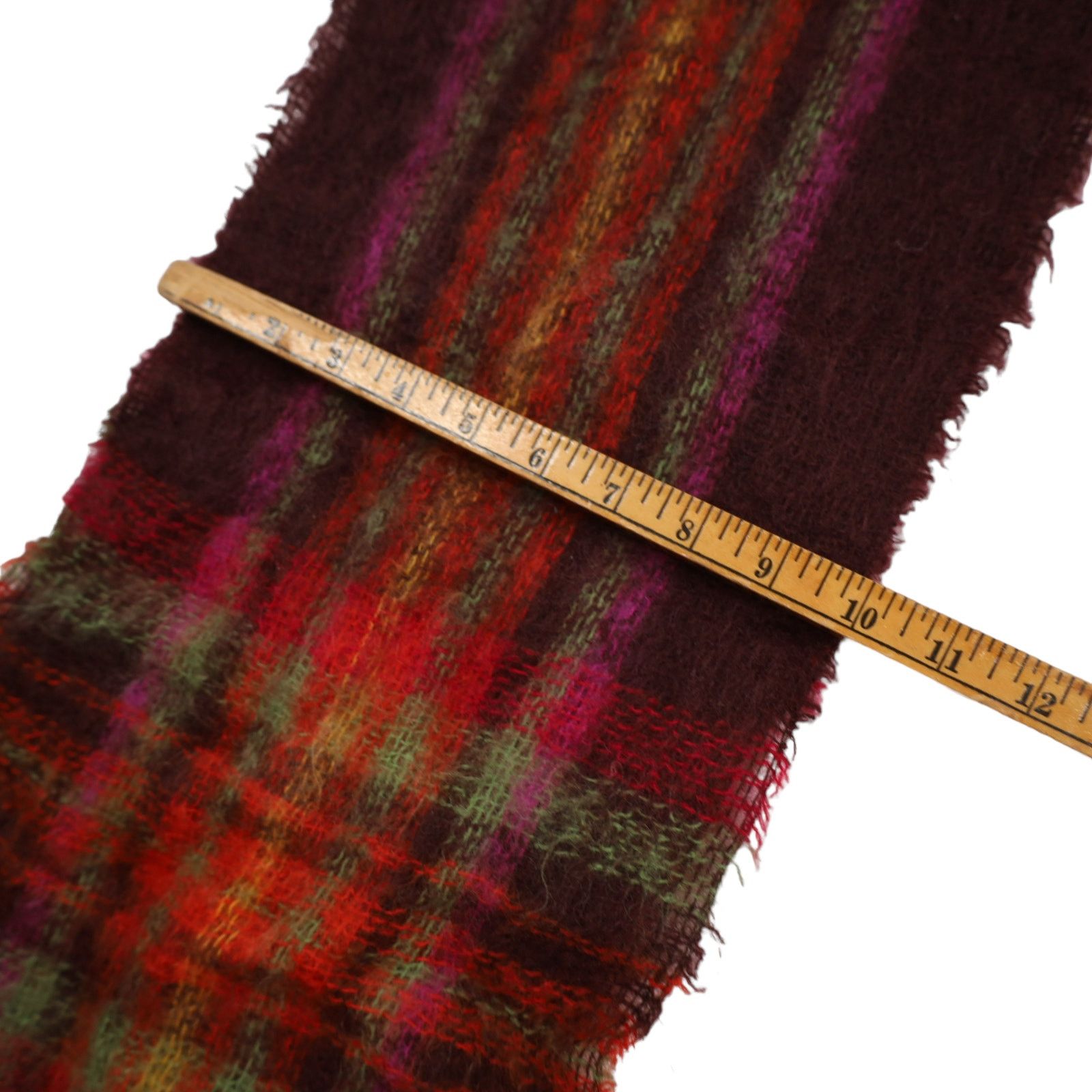 Vintage Vintage John Hanly Ireland Mohair Wool Blend Scarf Size ONE SIZE - 7 Thumbnail