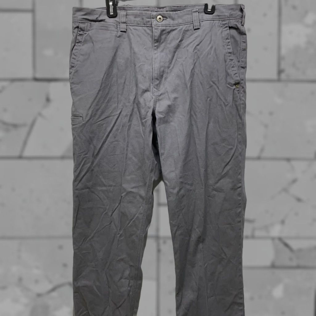 CO DULUTH TRADING CO Men's Pants Cargo Gray 36x30 Relaxed Fit Cotton Regular Size 36 Mens Size US 36 / EU 52 - 1 Thumbnail