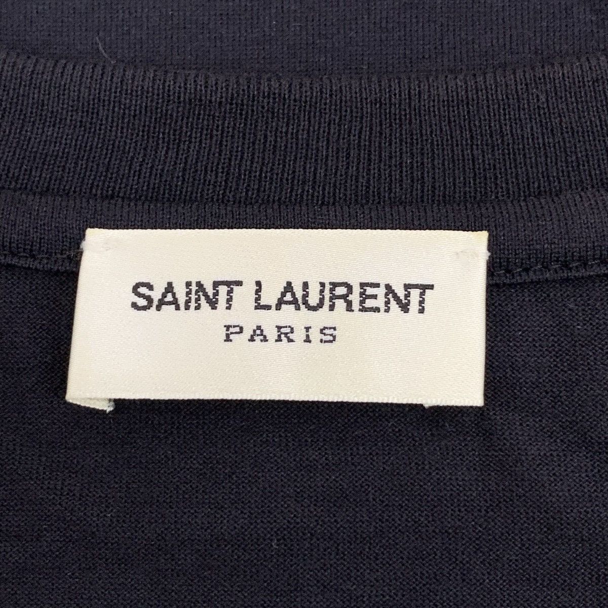Yves Saint Laurent Yves Saint Laurent Logo Print Short Sleeve T-Shirt K26WX Size S / US 4 / IT 40 - 5 Thumbnail