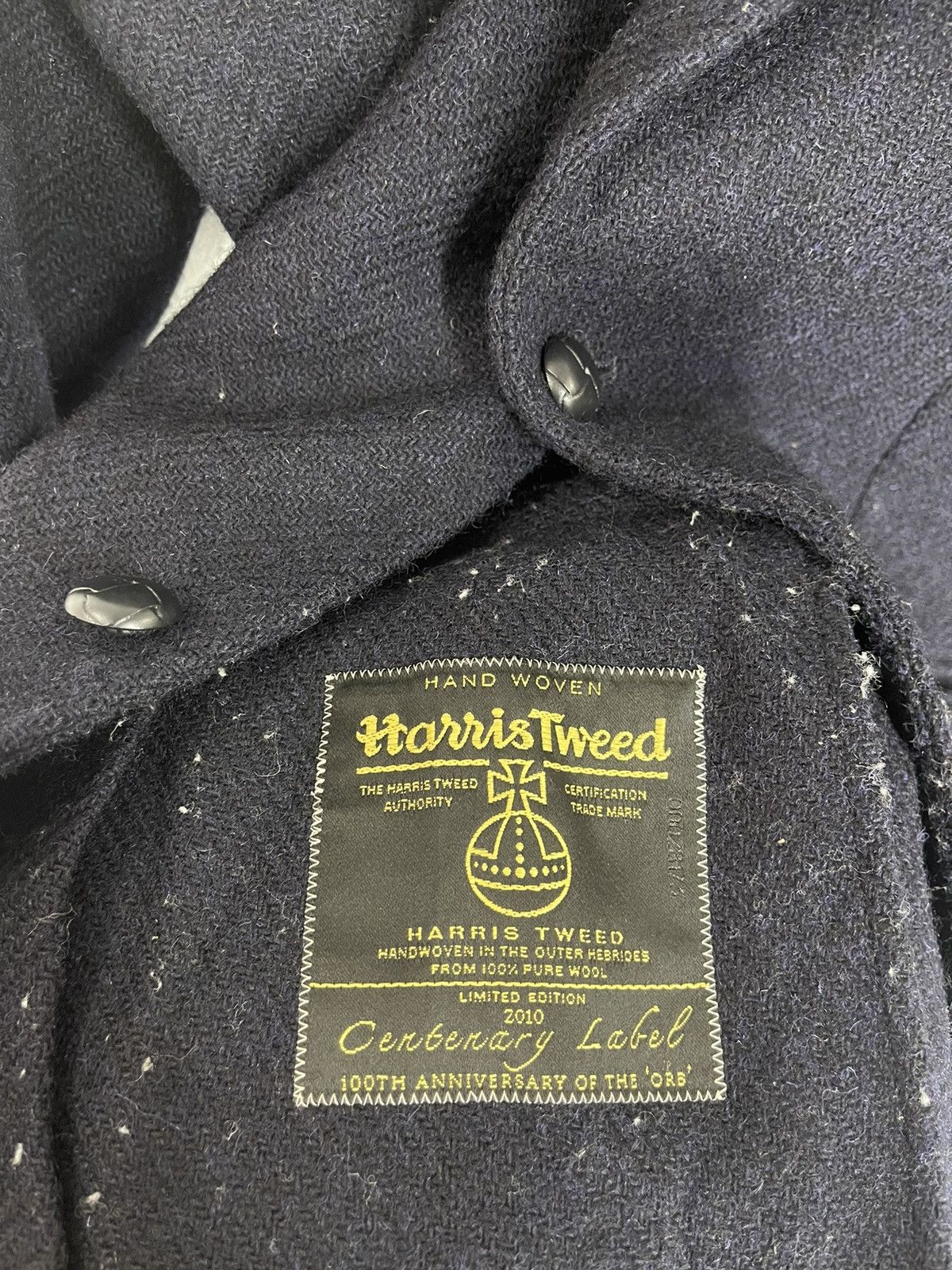 Harris Tweed VINTAGE HARRIS TWEED WOOL CHARCOAL THE SUIT COMPANY Size US M / EU 48-50 / 2 - 5 Thumbnail