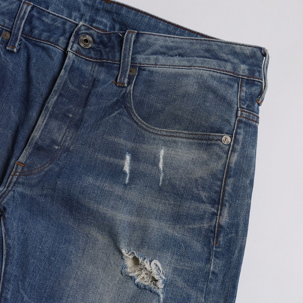 G-Star G star Raw Denim Jeans Distressed Pants Size US 31 - 6 Thumbnail
