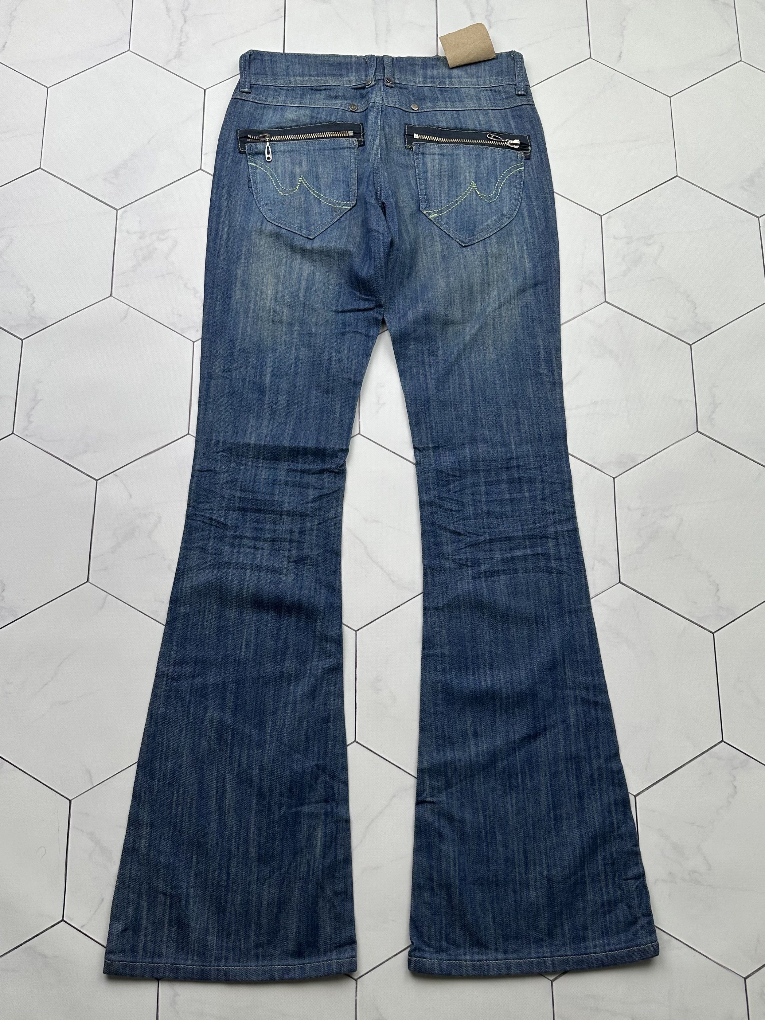 Japanese Brand Vintage Flare Jeans (B605)E2 Size 25" / US 0 / IT 36 - 4 Thumbnail