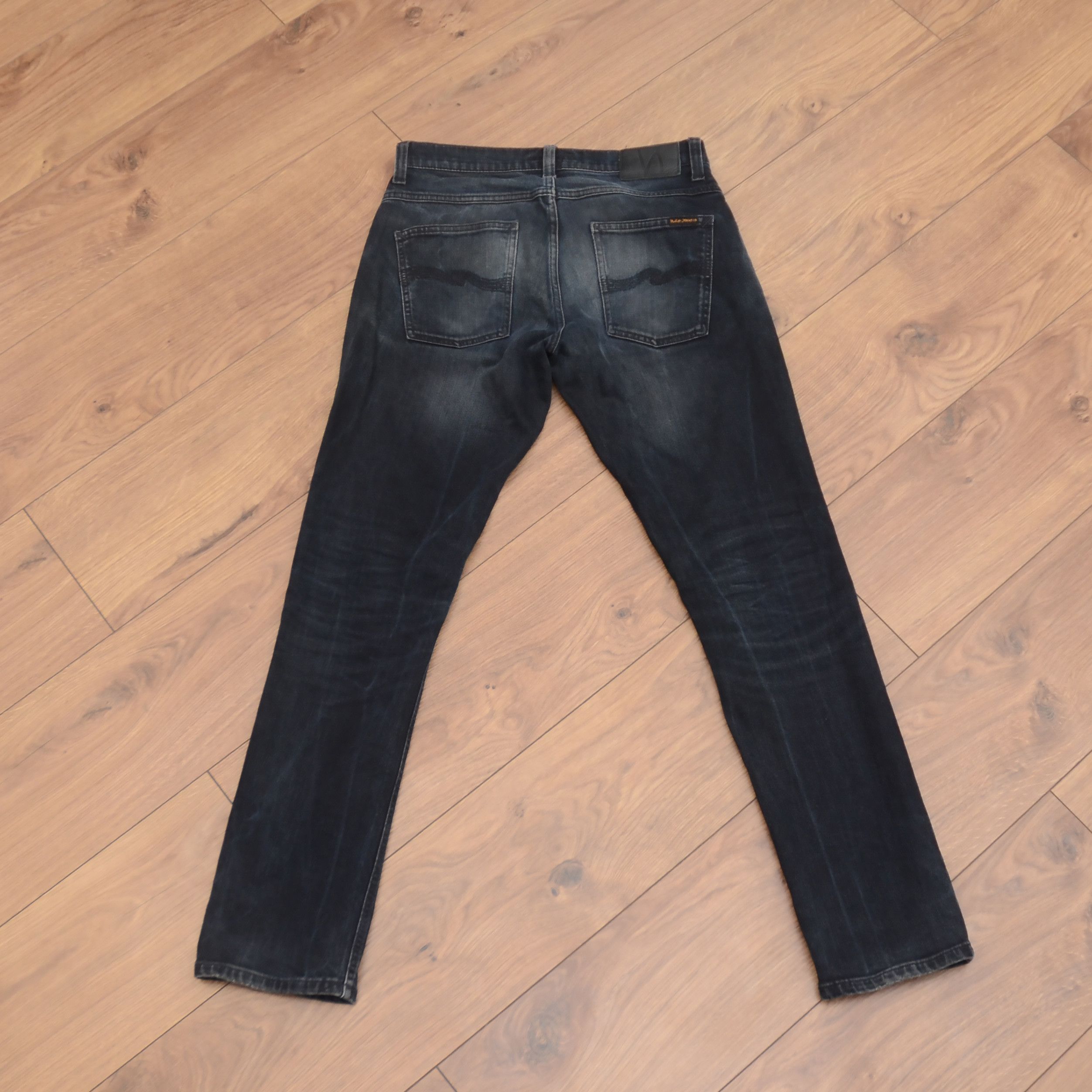 Nudie Jeans Nudie Jeans W32 Black Dark Cove Grim Tim Organic Cotton Slim Size US 32 / EU 48 - 5 Thumbnail