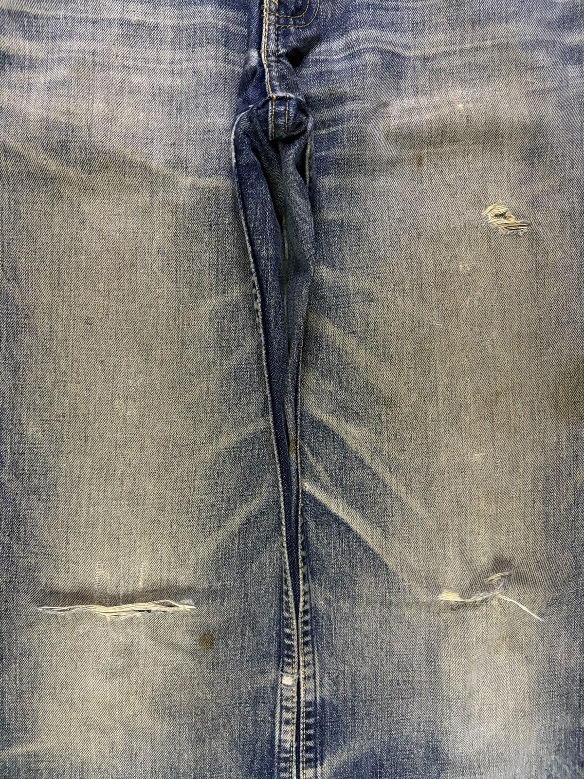 Levi's Vintage 90s Levis 502 Rusty Mud Wash Distressed Loose Jeans Size US 29 - 5 Thumbnail