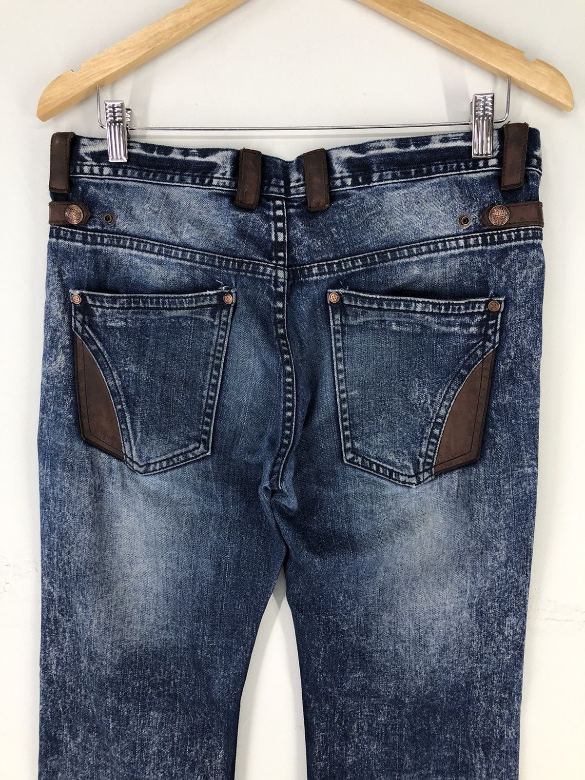 Japanese Brand Japanese Brand Chil Deric ll Distressed Faded Blue Jeans Size US 32 / EU 48 - 17 Thumbnail