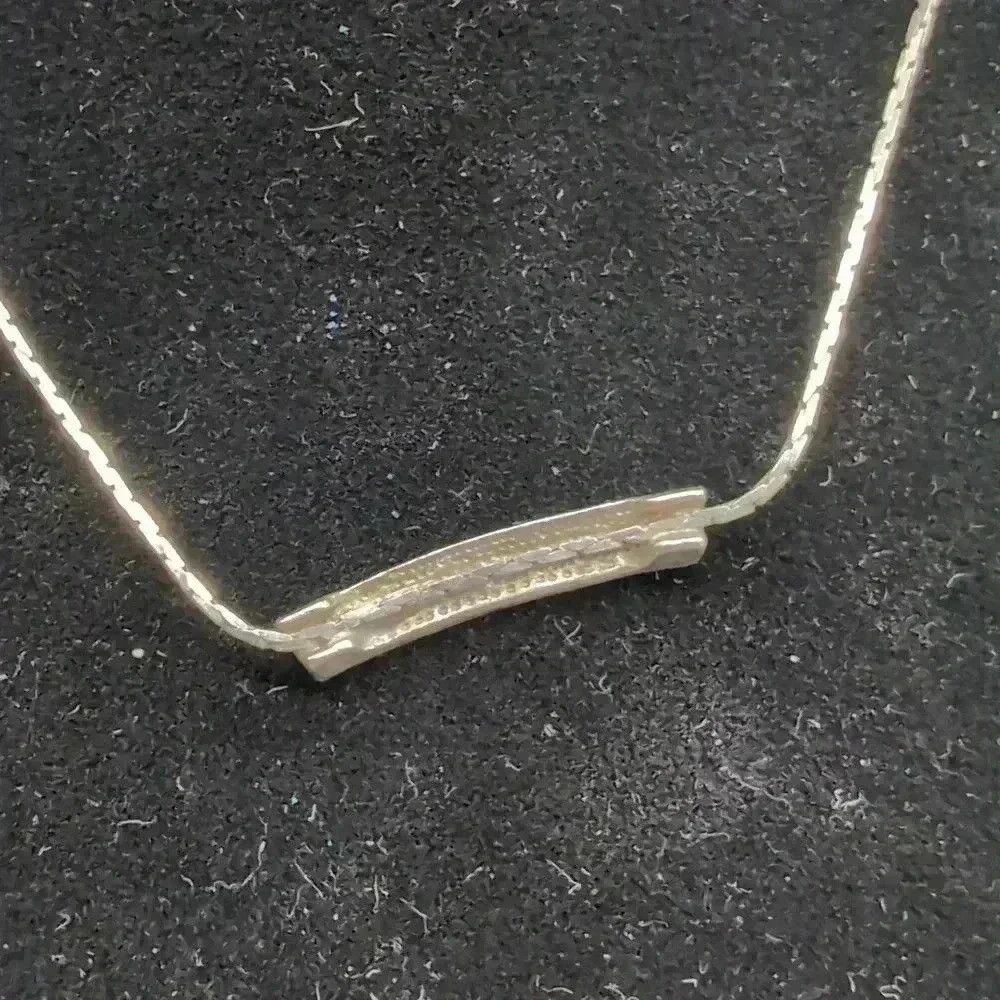 Designer Silver Tone Princess Necklace 15 inch Size ONE SIZE - 4 Thumbnail