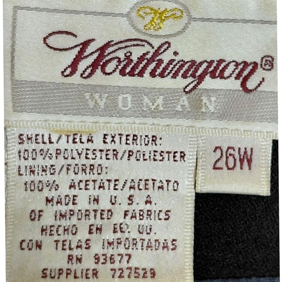 Worthington VINTAGE? No. Size 4XL / US 24-26 - 3 Thumbnail