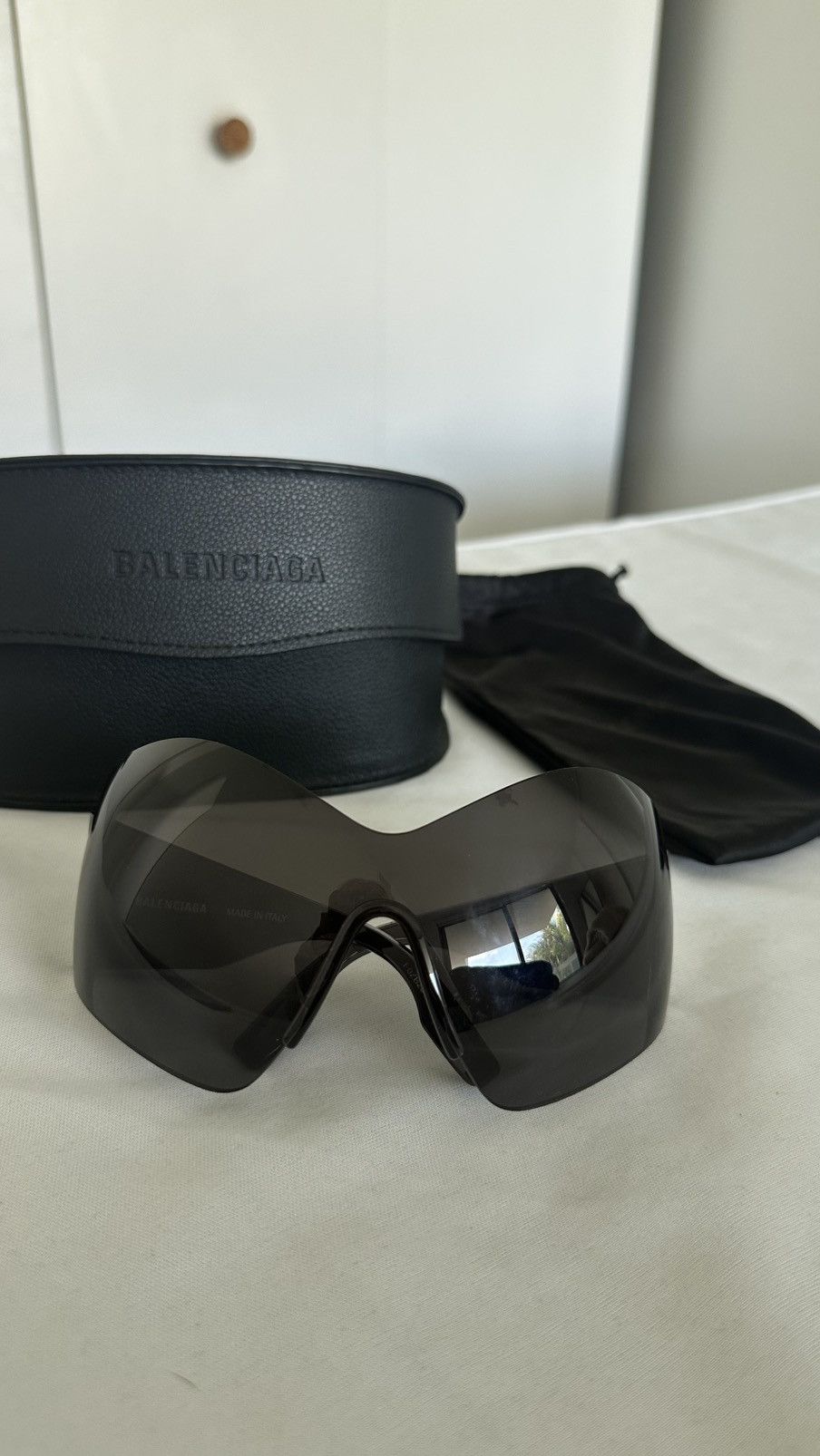 Balenciaga Balenciaga mask butterfly sunglasses Size ONE SIZE - 1 Thumbnail