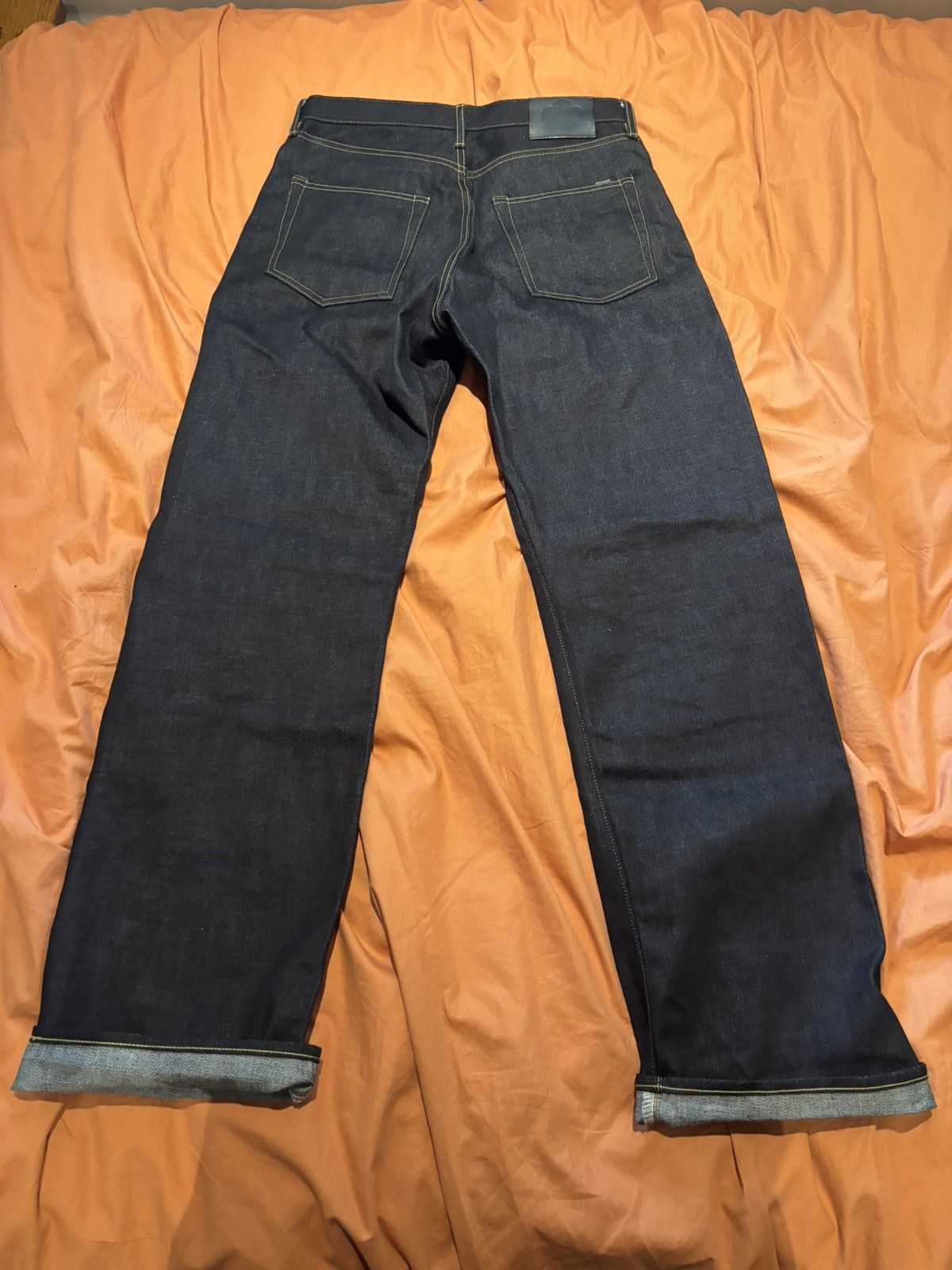 Momotaro Jeans Momotaro Wide leg raw denim selvage jeans W33 Size US 33 - 2 Thumbnail