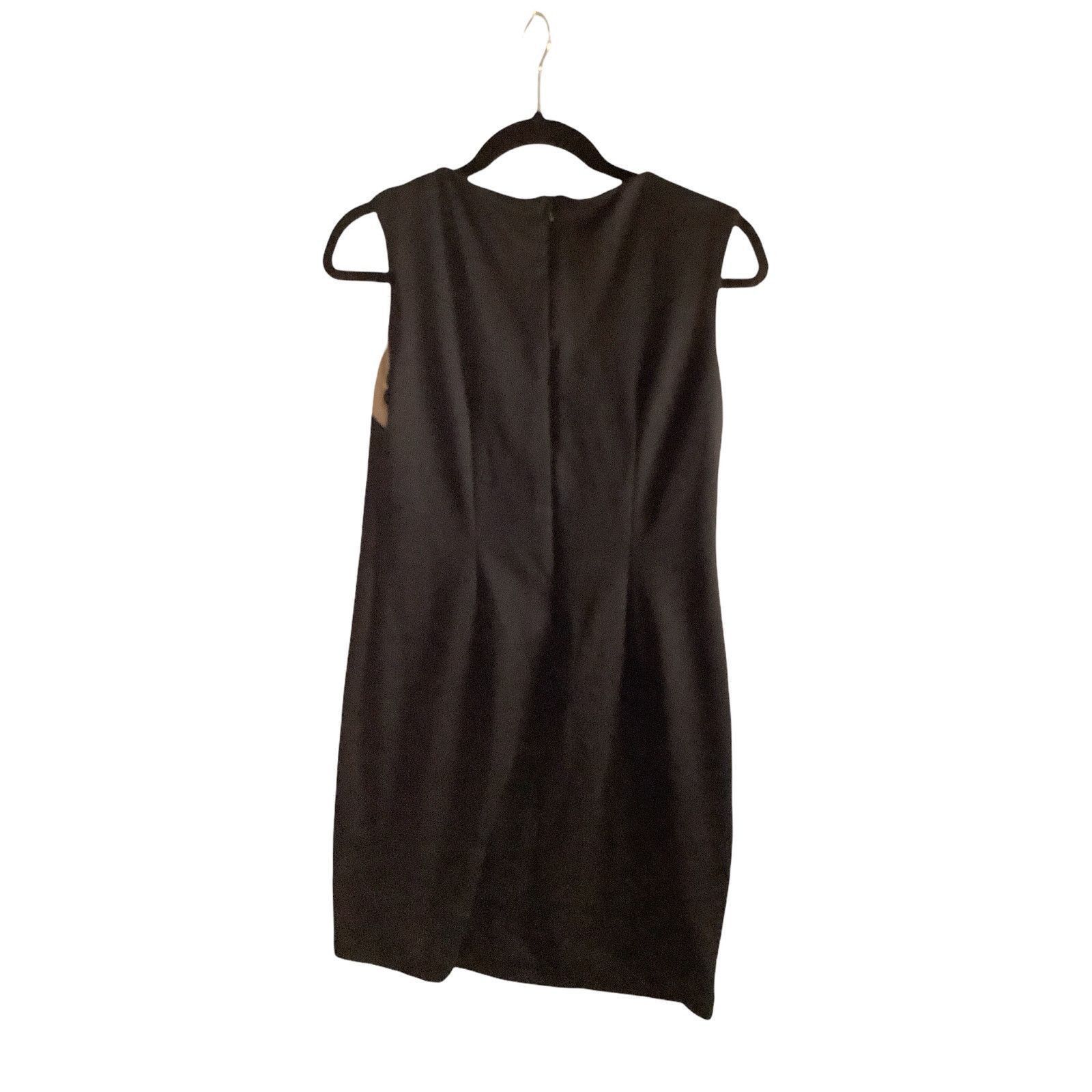 Other Chic Colorblock Sheath Dress AA Studio Black Beige Size S / US 4 / IT 40 - 5 Thumbnail