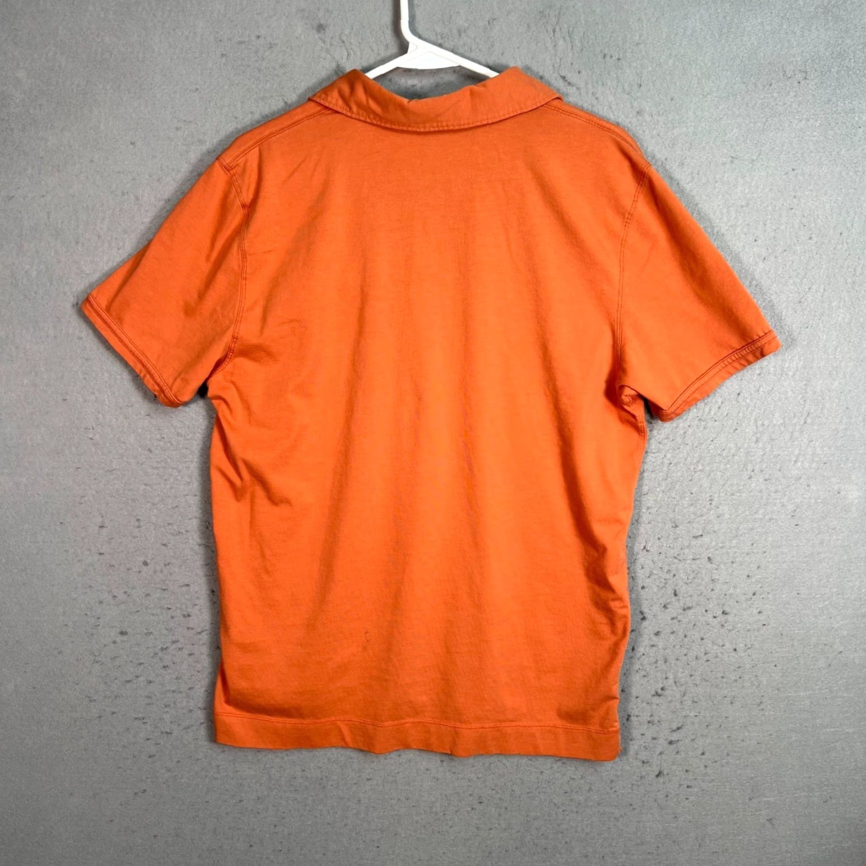 Banana Republic Banana Republic Polo Shirt Mens M Orange Pima Cotton Short Sleeve Collared Shirt Vintage? No question. Size US M / EU 48-50 / 2 - 2 Thumbnail