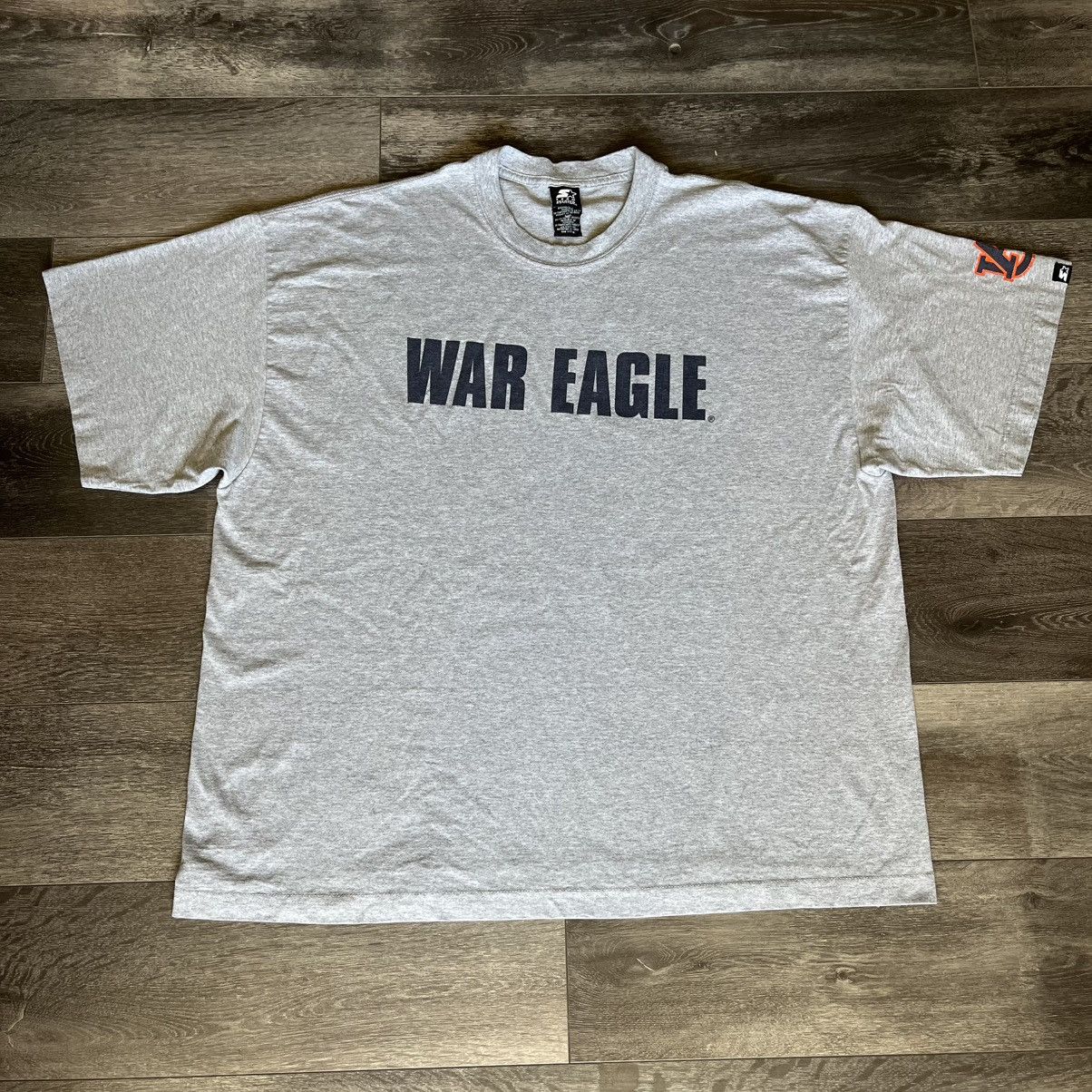 Starter Vintage 90s Starter Auburn University War Eagle College Tee Size US XXL / EU 58 / 5 - 1 Thumbnail
