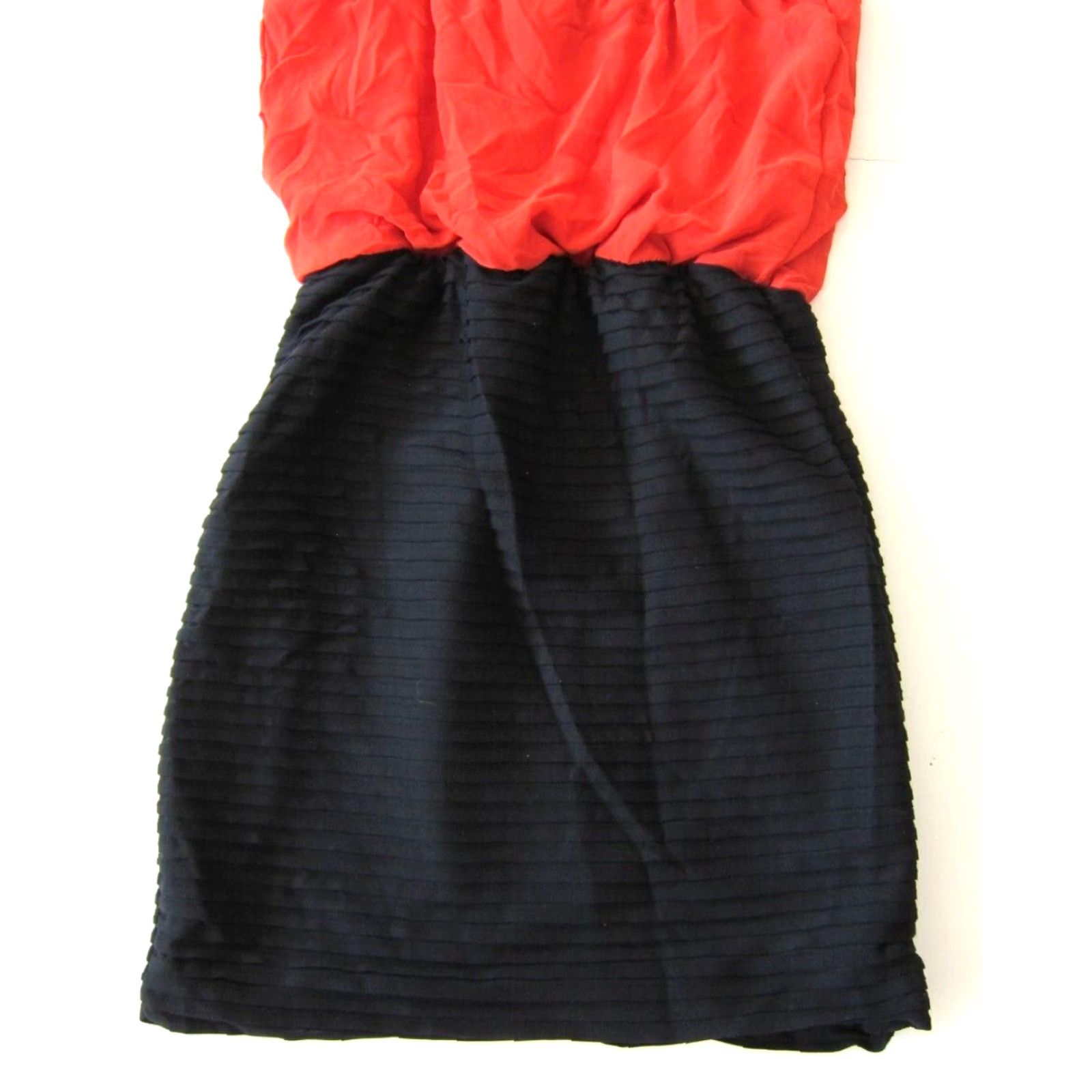 Vintage NWT En Focus Orange Satin Black Pleated Spaghetti Strap Maxi Tank Sun Dress 6 Size M / US 6-8 / IT 42-44 - 7 Thumbnail