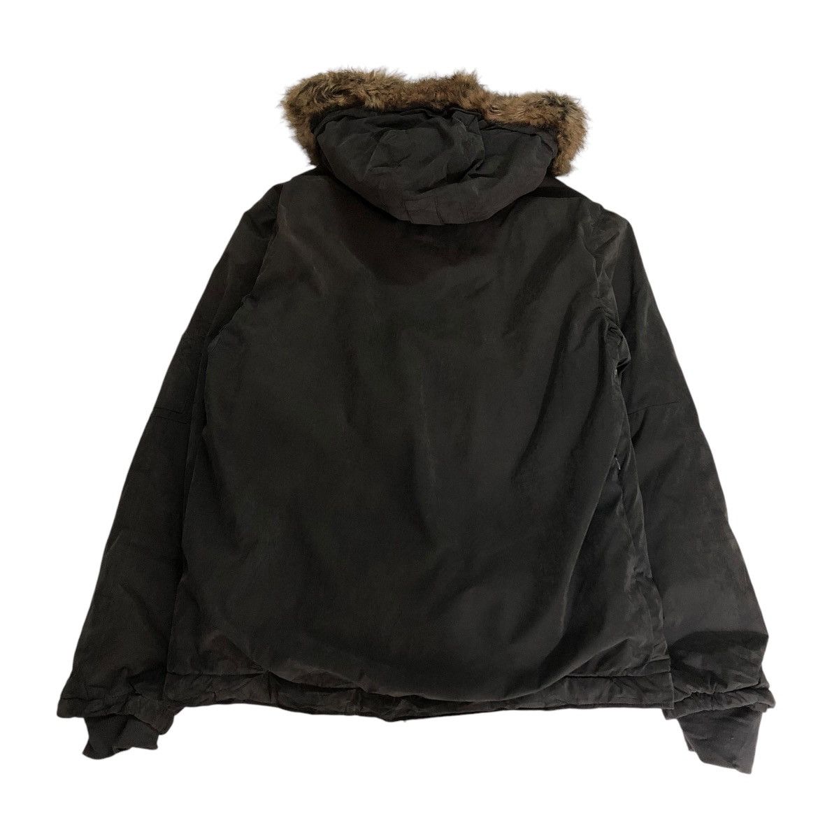 Japanese Brand 🔥VINTAGE BOMBER JACKET CHORE WORKER VOLCOM MINK FUR HOODIE Size US XL / EU 56 / 4 - 2 Thumbnail
