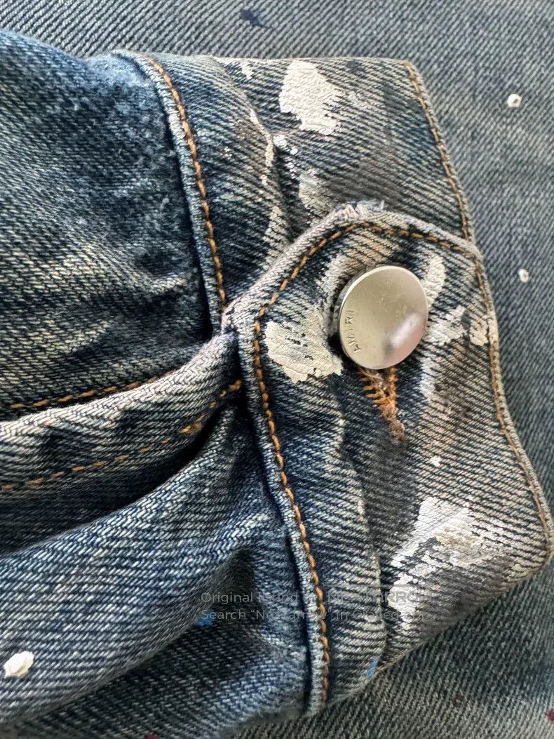 Amiri Amiri Size L Ink-dipped denim jacket Size US L / EU 52-54 / 3 - 7 Thumbnail