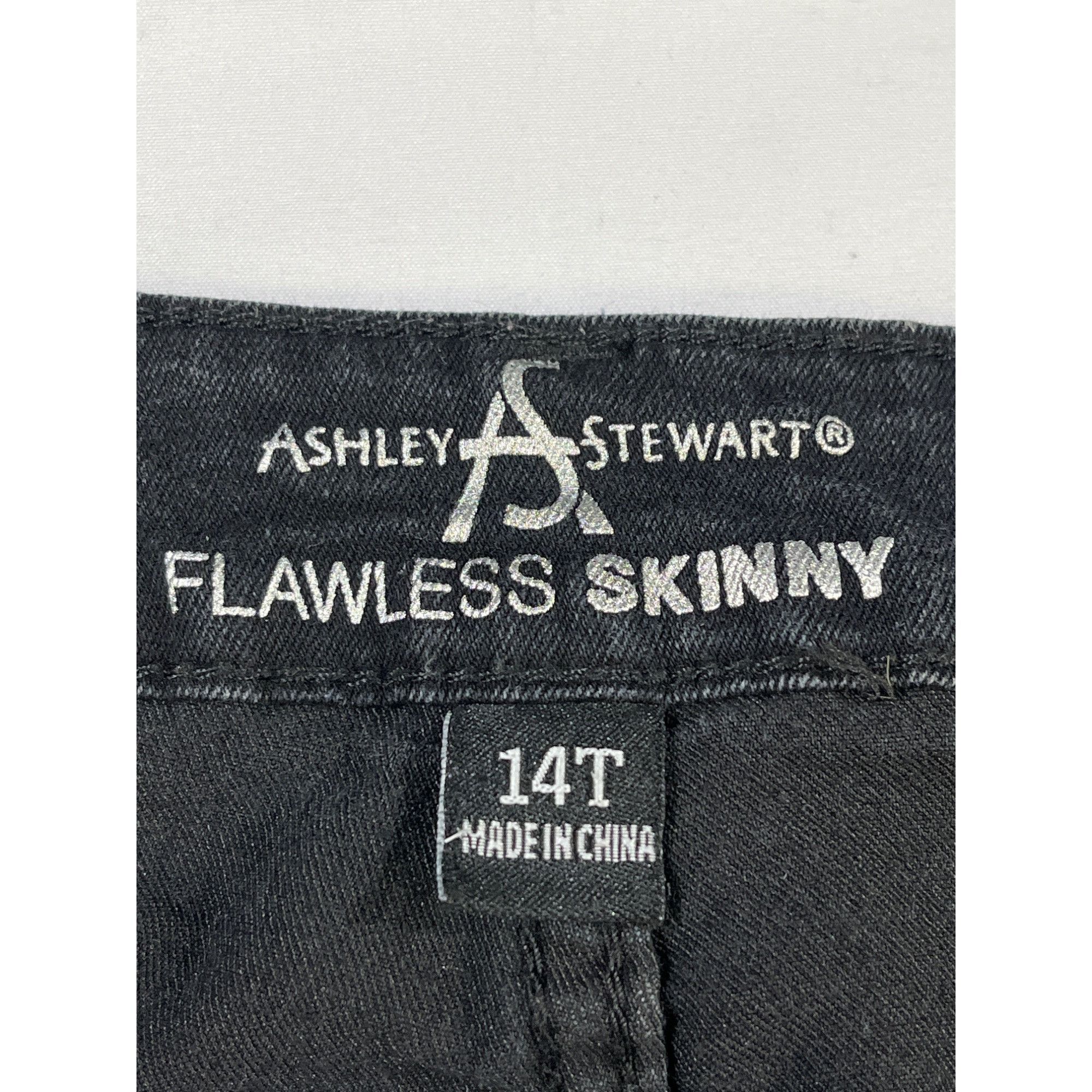 Other Ashley Stewart Women's Black Jeans/Skinny Size 14T SKU 5920 Size 36" / US 14 / IT 50 - 5 Thumbnail
