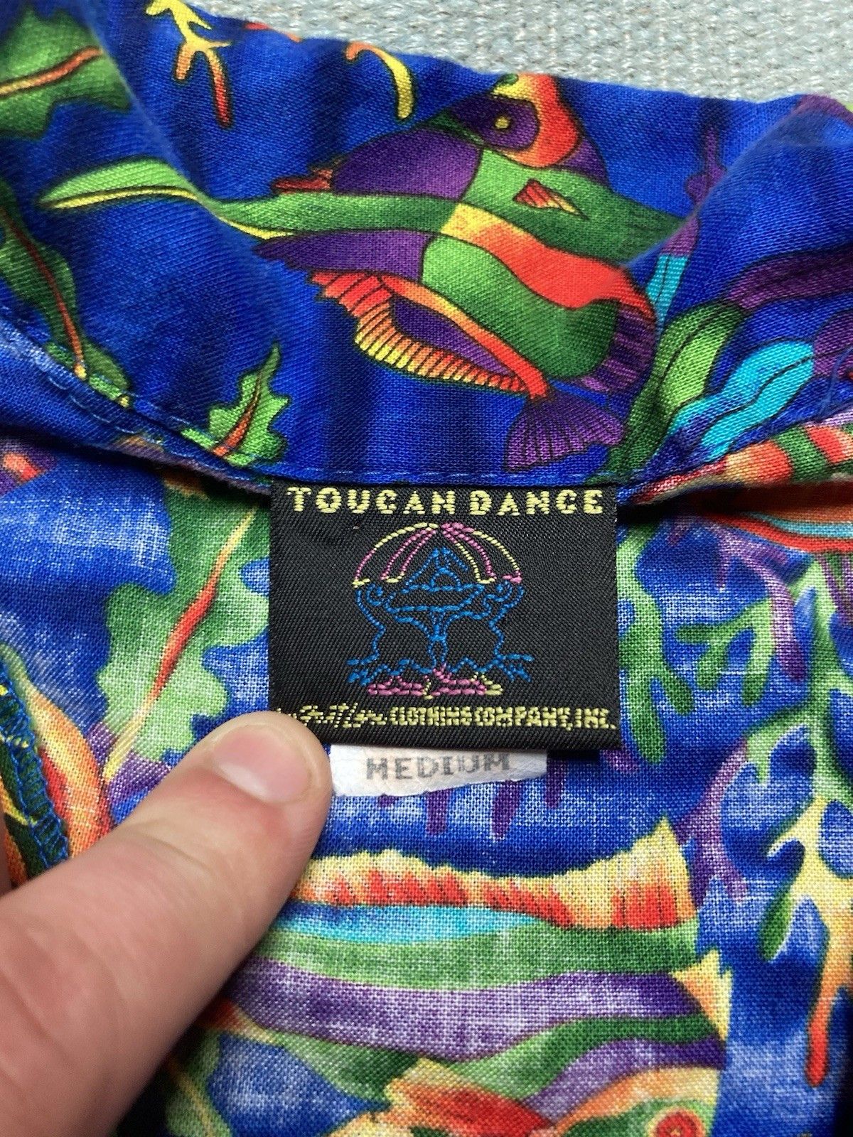 Vintage Vintage hawaiian shirt toucan dance fish tropical medium Size US M / EU 48-50 / 2 - 4 Thumbnail
