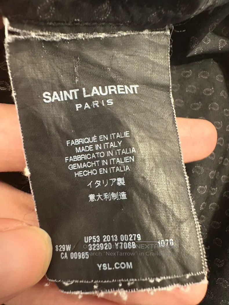 Saint Laurent Paris Saint Laurent Paris size 36 Small Polka Dot Shirt Size S / US 4 / IT 40 - 5 Thumbnail