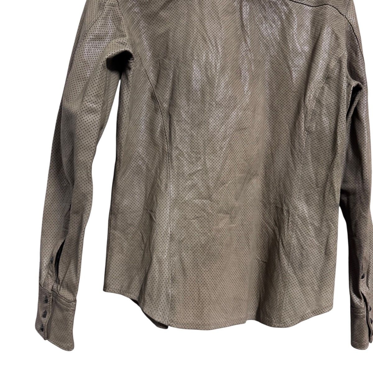 Isamu Katayama Backlash Isamu Katayama Backlash Perforated Leather Western Shirt Size US S / EU 44-46 / 1 - 12 Thumbnail