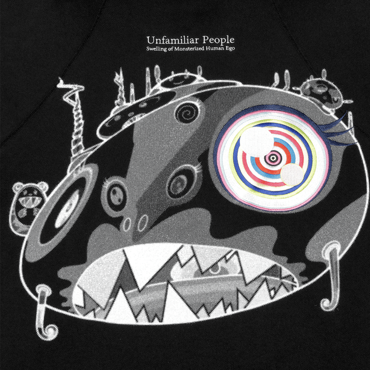 Takashi Murakami Takashi Murakami Unfamiliar People Embroidered Hoodie Size US XL / EU 56 / 4 - 2 Thumbnail