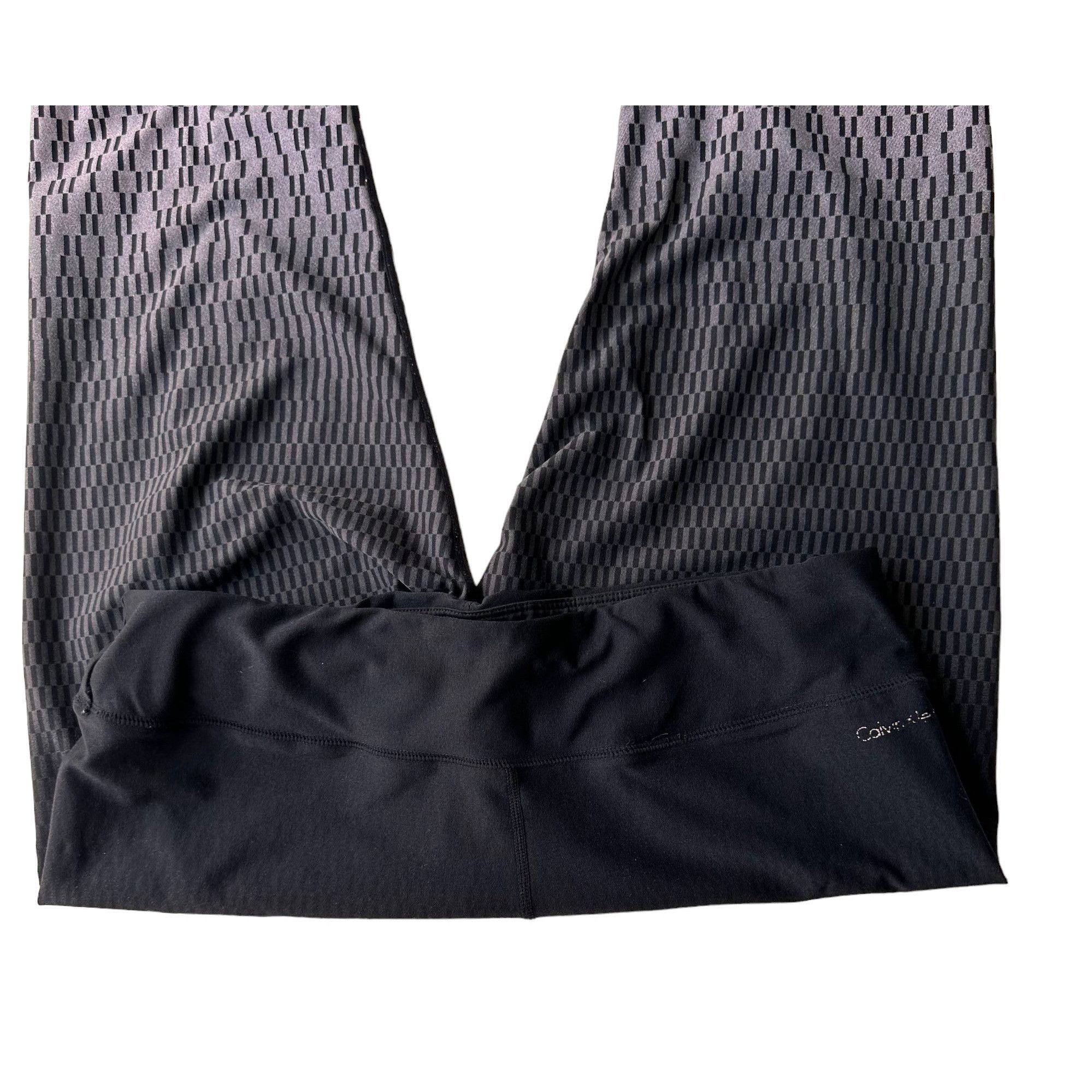 Calvin Klein Calvin Klein Performance Leggings XL Wick Ombre Black Yoga P Size 30" / US 8 / IT 44 - 6 Thumbnail