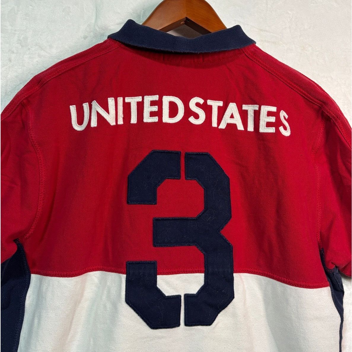 Polo Ralph Lauren Boy's XL 18/20 | POLO Ralph Lauren Pony USA Polo Rugby Shirt Size US XL / EU 56 / 4 - 13 Thumbnail