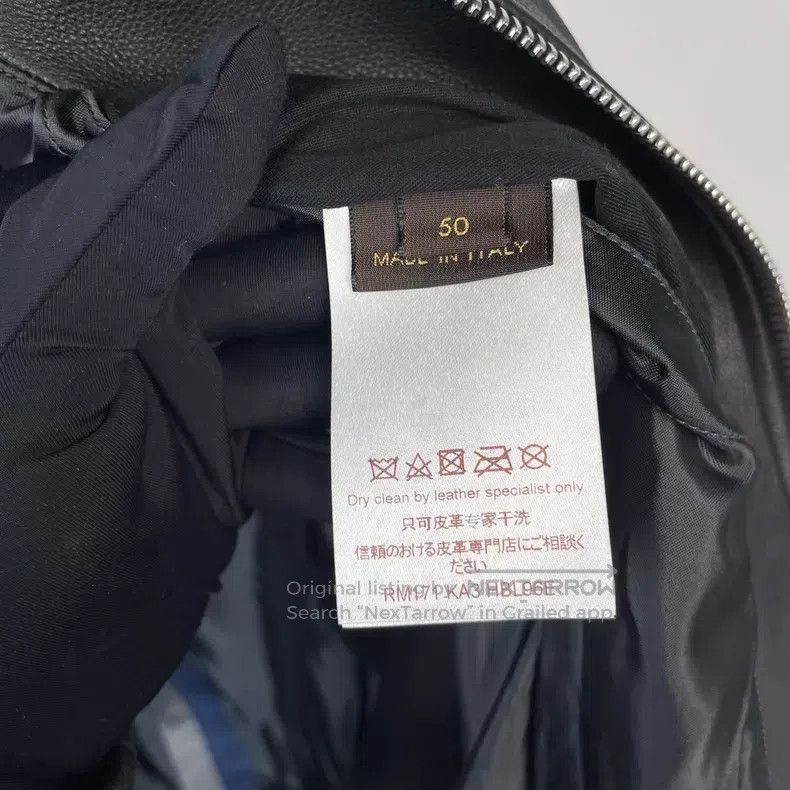 Louis Vuitton Louis Vuitton Black Show Leather Jacket Size US M / EU 48-50 / 2 - 7 Thumbnail