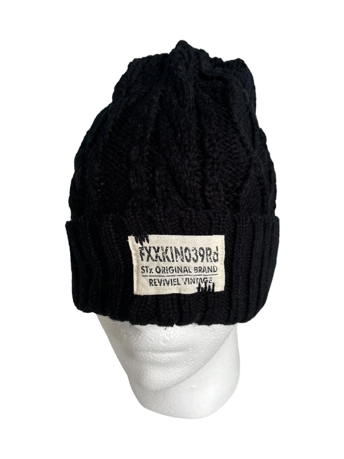 14th Addiction × Japanese Brand FXXKING O39Rd Punk Style Beanie Hats knitted☠️💥 Size ONE SIZE - 1 Thumbnail