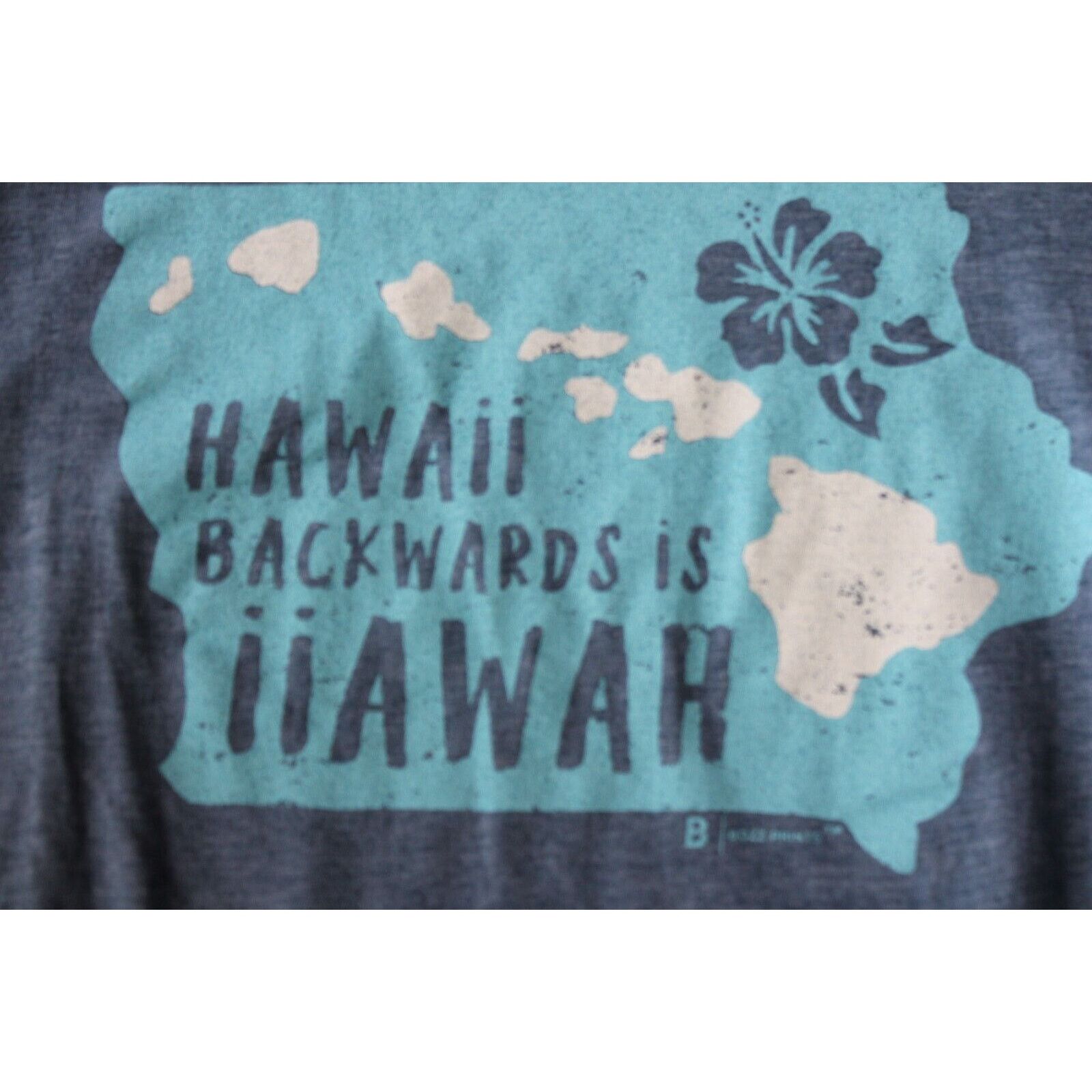 Other BOZZ PRINTS-Hawaii Backwards Is IIAWAH Ocean Blue TEE sz XXL Size US XXL / EU 58 / 5 - 3 Thumbnail