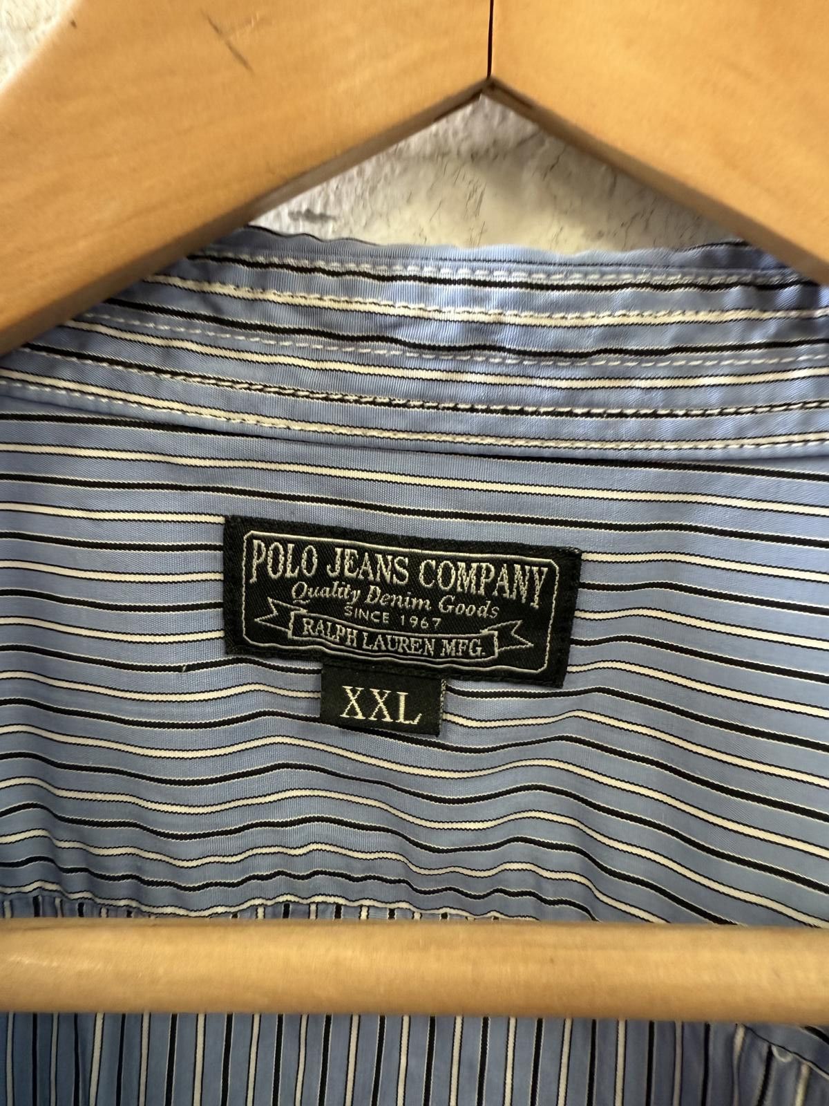 Designer Polo Jeans Company Men's Casual Button-Up Shirt XXL Size US XXL / EU 58 / 5 - 3 Thumbnail