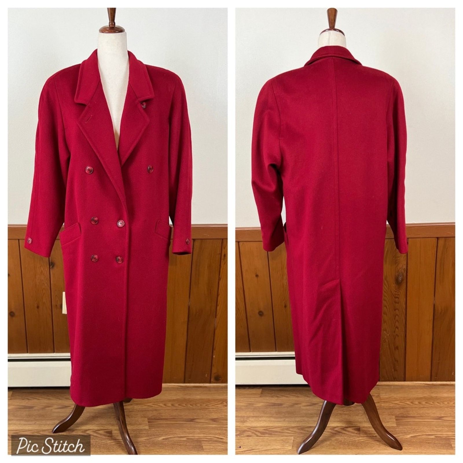 Vintage Gorgeous Vintage 1980s Cassidy Hand Tailored Wool Coat! Size M / US 6-8 / IT 42-44 - 1 Thumbnail