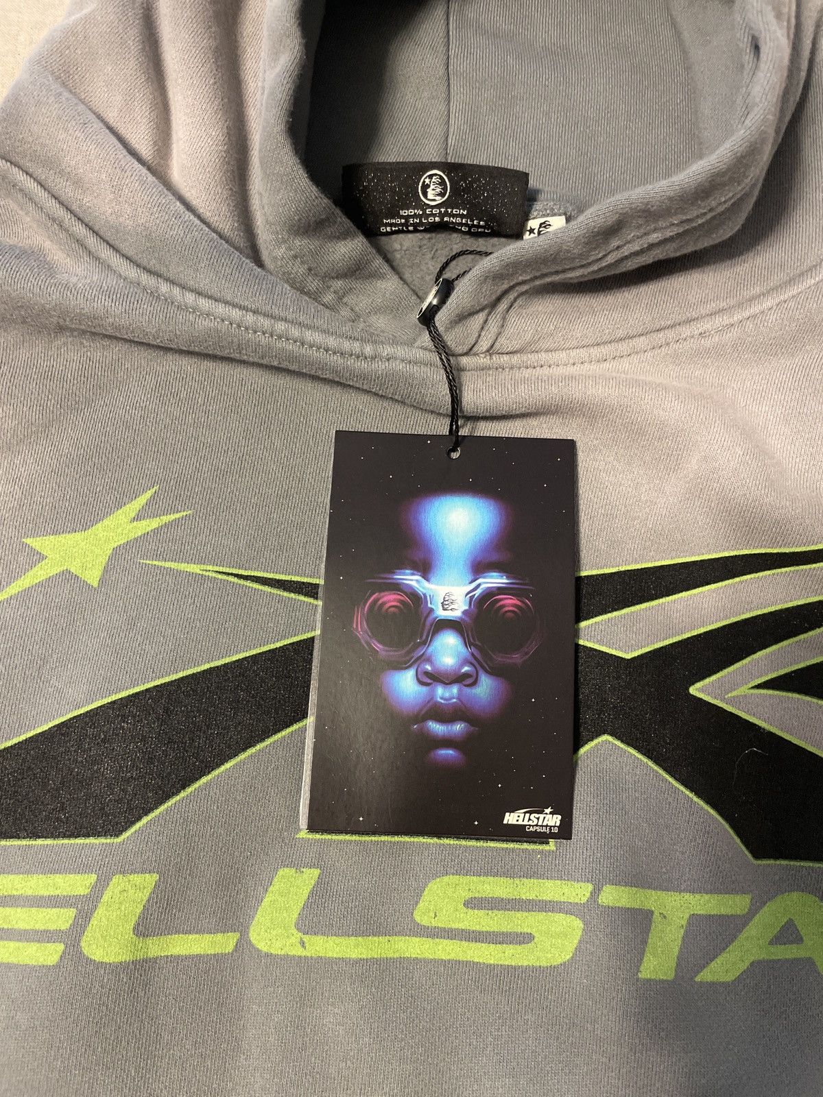 HELLSTAR × Hypebeast × Streetwear Hellstar Sport Hoodie Grey