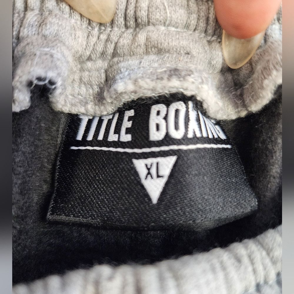 Other Title Boxing Black Grey Training Joggers Warm Pockets Size US 34 / EU 50 - 2 Thumbnail